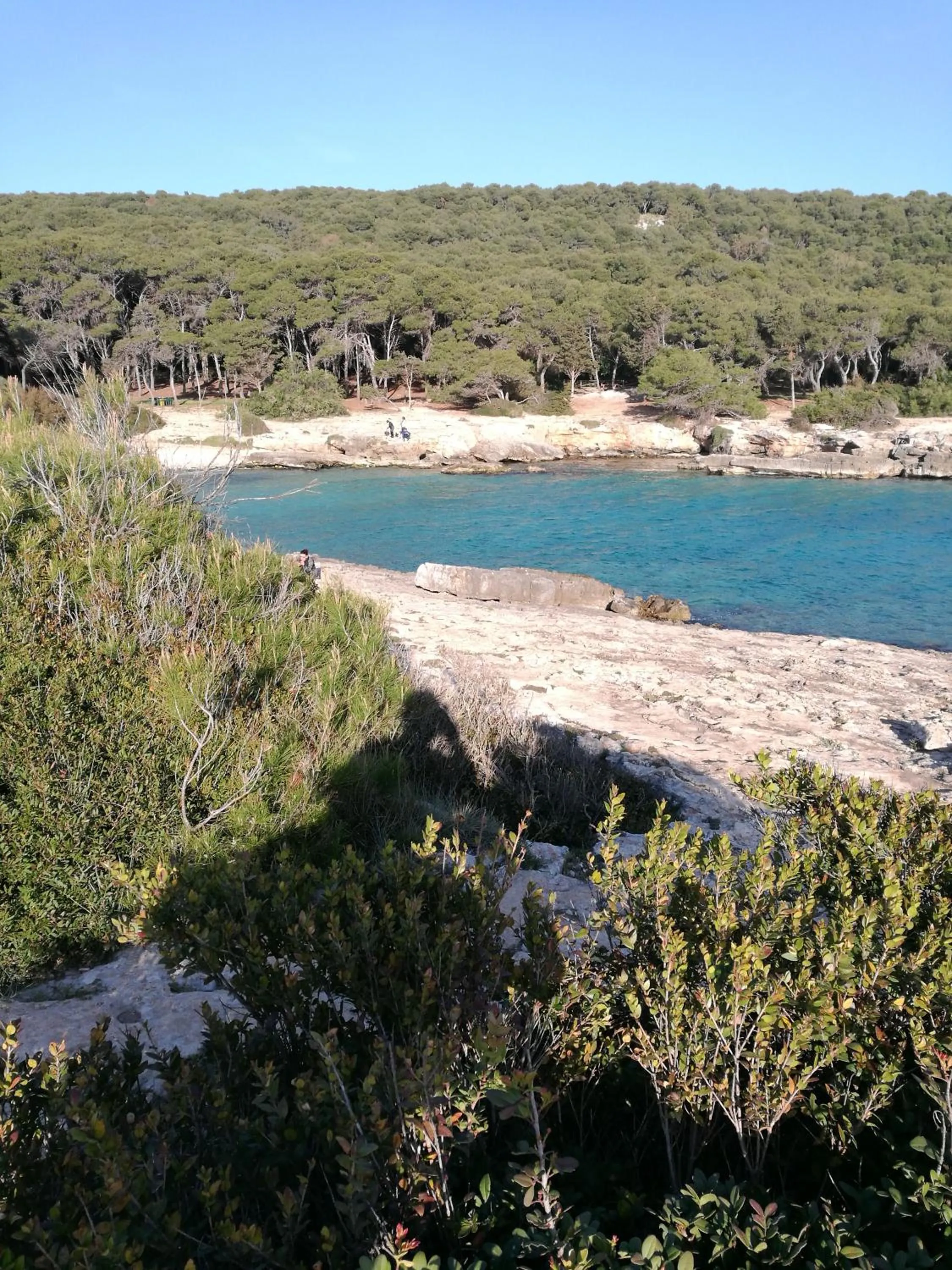 Beach in Portoselvaggio Villa Martina