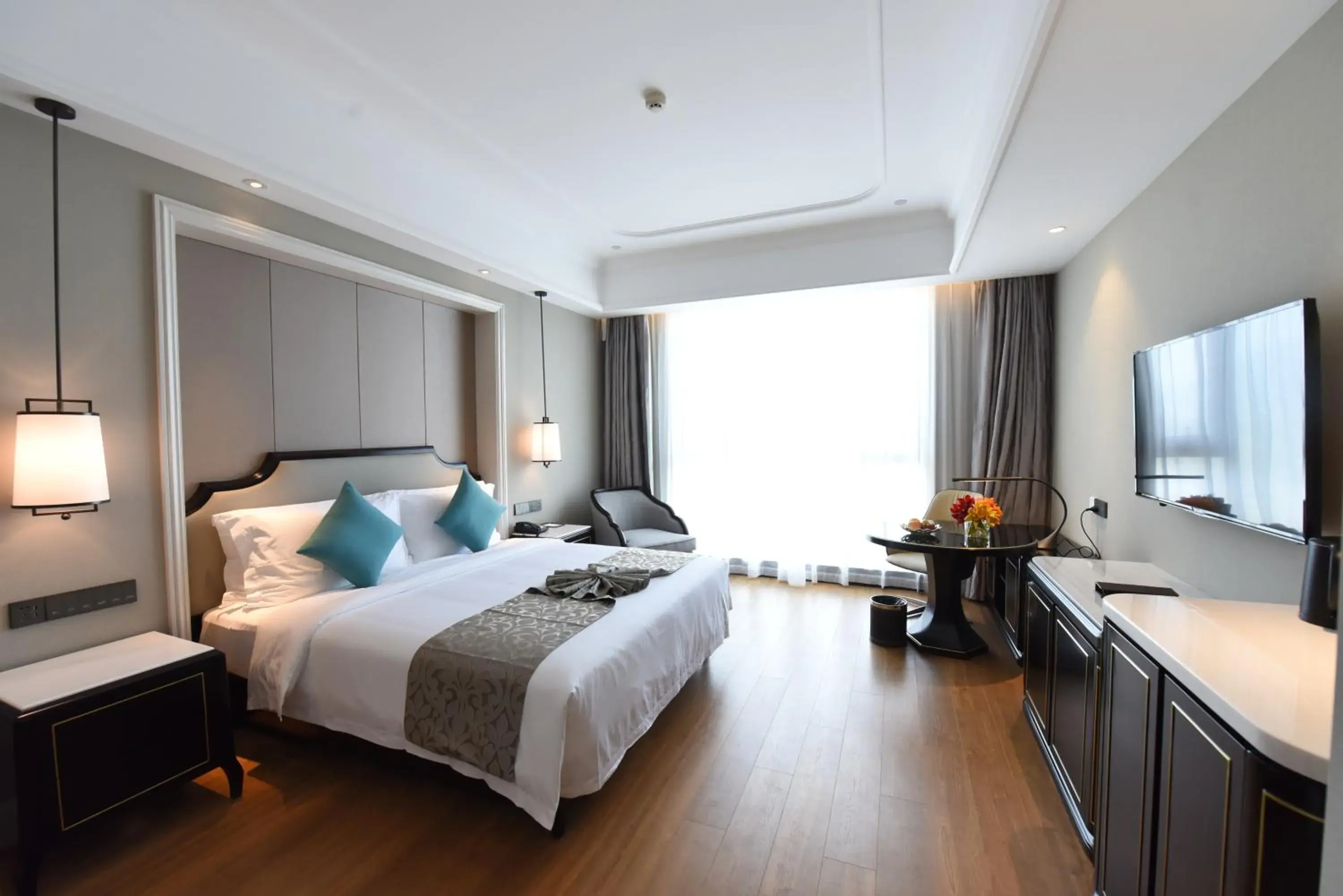 Bed in Ramada Plaza by Wyndham Wenzhou Bed in Ramada Plaza by Wyndham Wenzhou