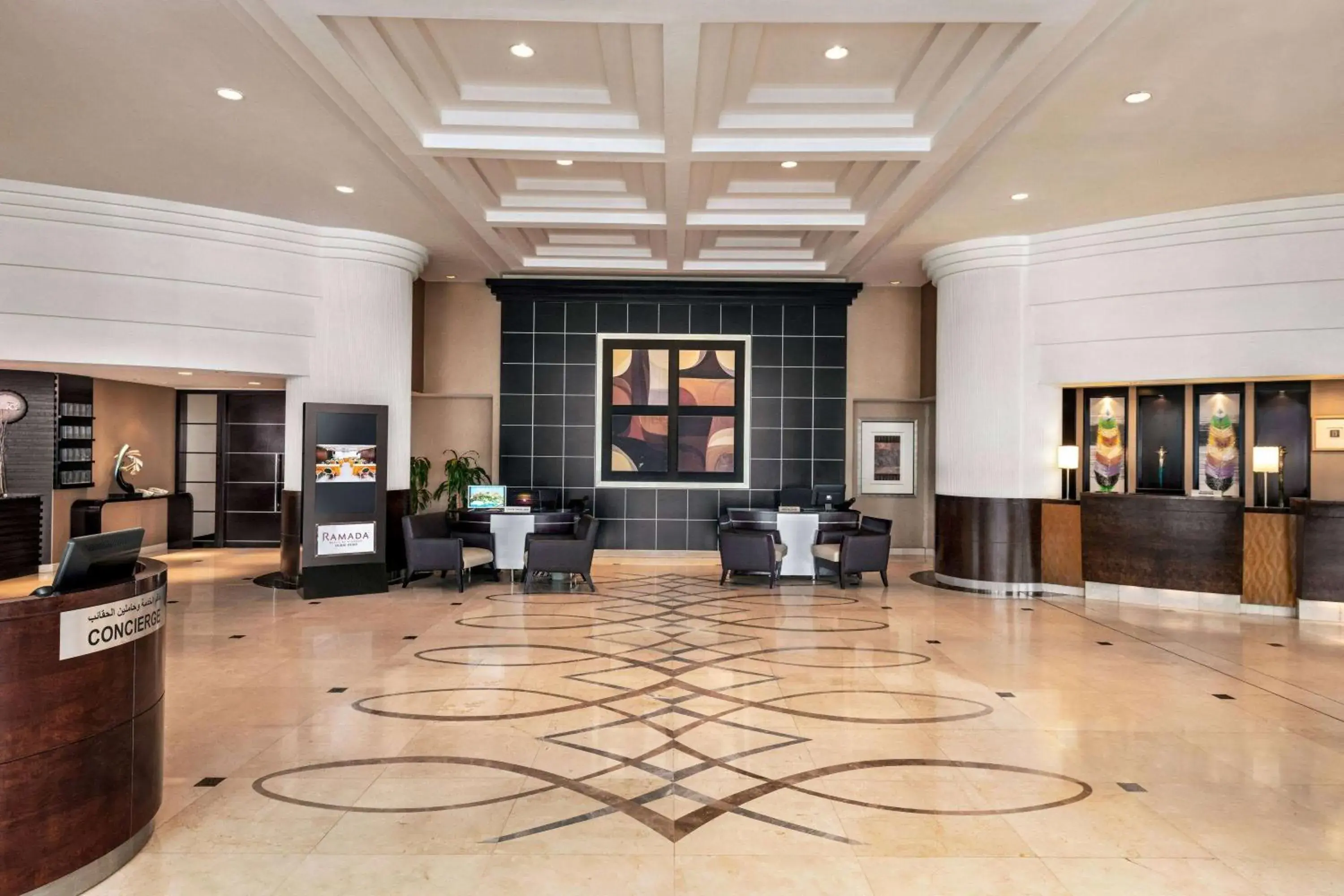 Lobby or reception in Ramada Plaza by Wyndham Dubai Deira Lobby or reception in Ramada Plaza by Wyndham Dubai Deira