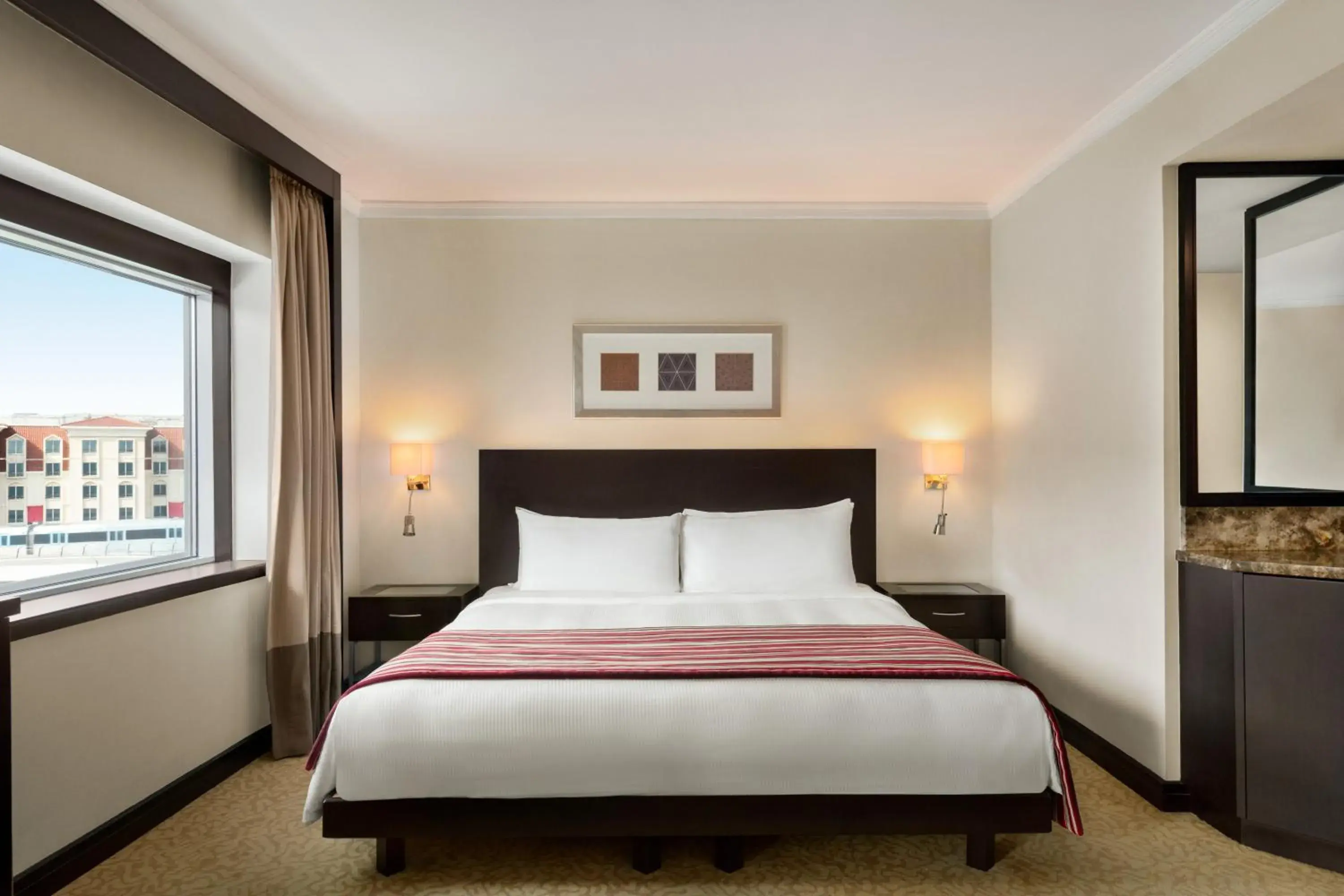 Bed in Ramada Plaza by Wyndham Dubai Deira Bed in Ramada Plaza by Wyndham Dubai Deira