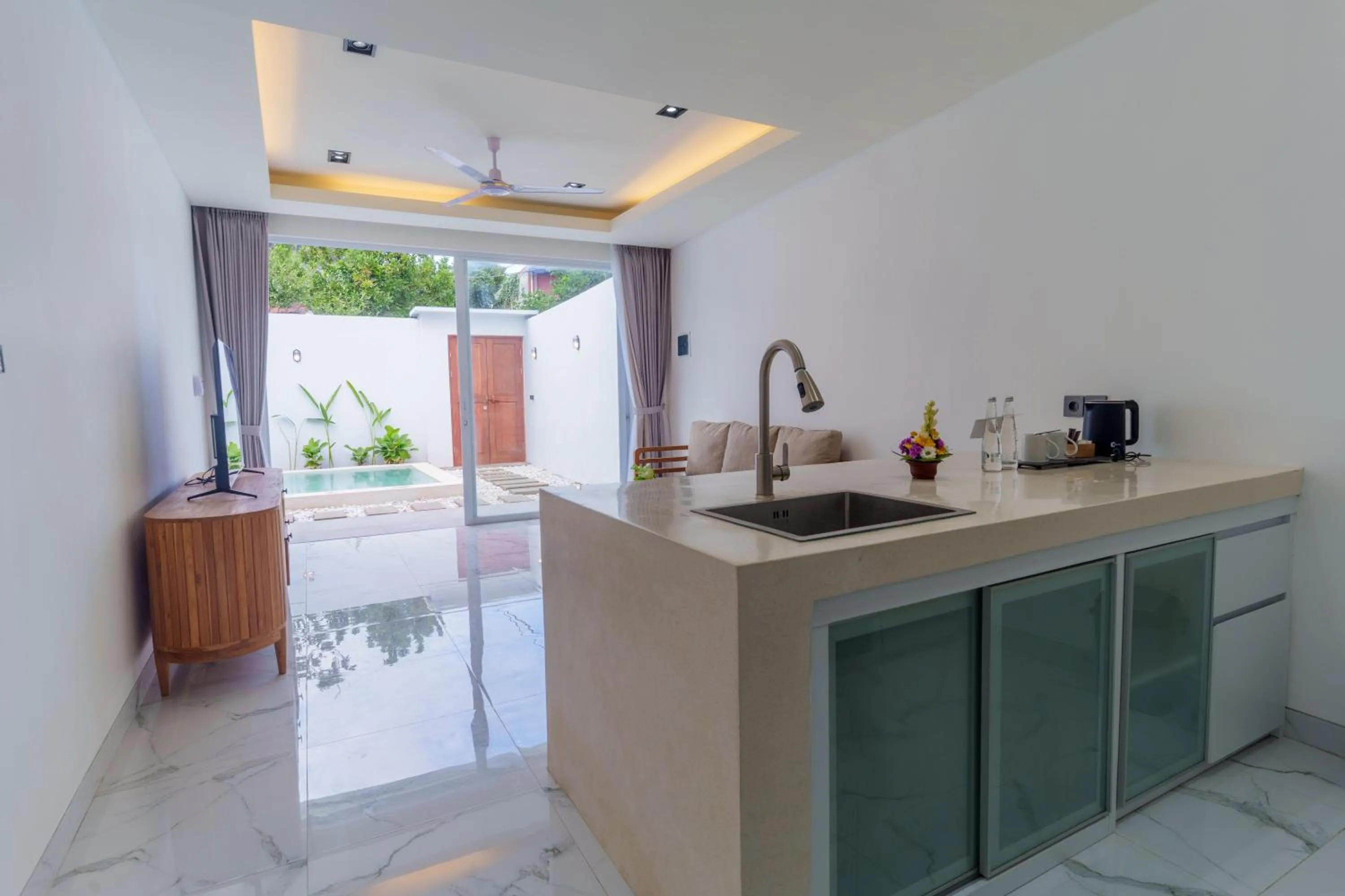 Kitchen or kitchenette in The Capital Hotel and Resort Seminyak