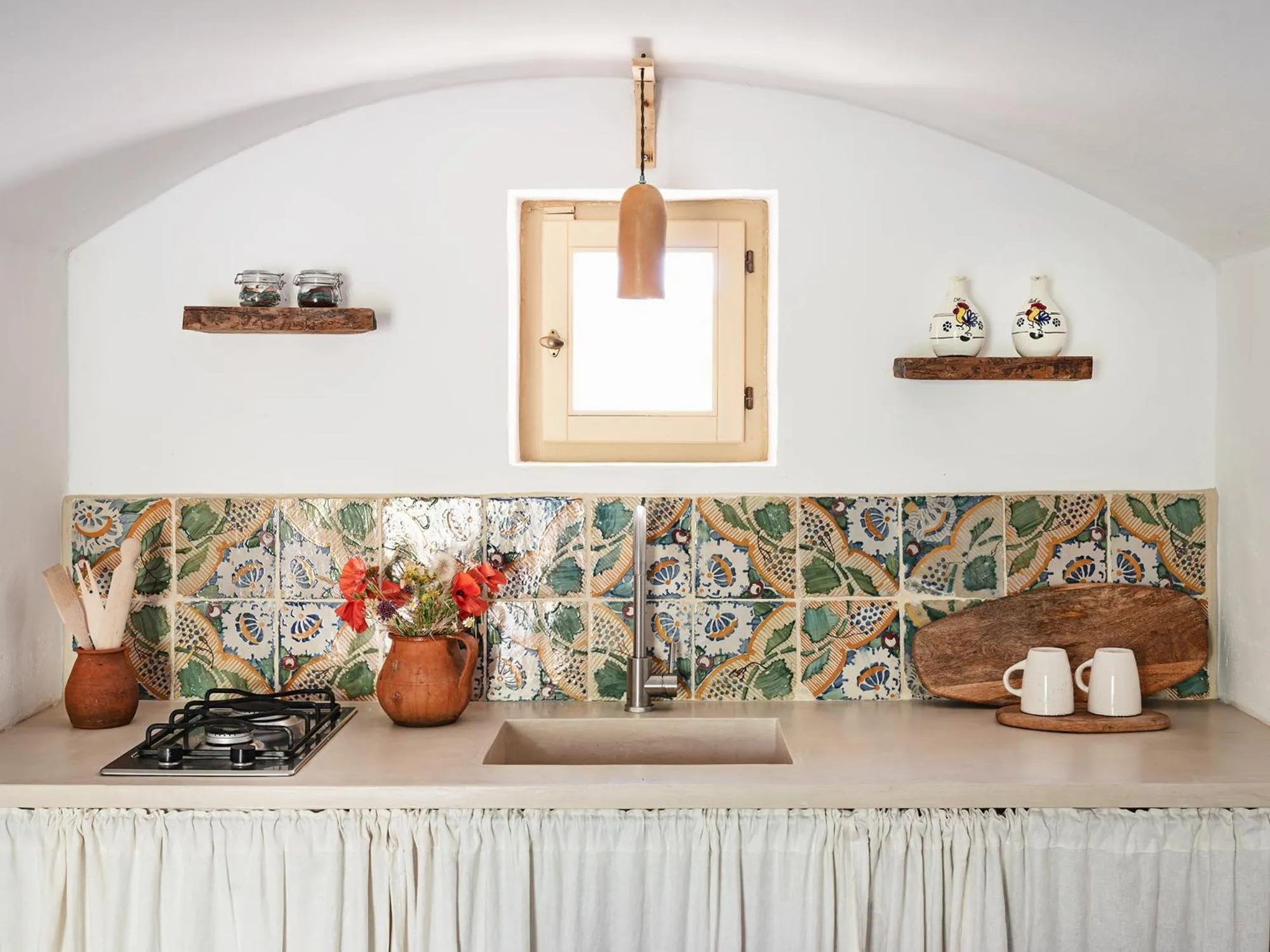 Kitchen or kitchenette in Trulli Del Bosco