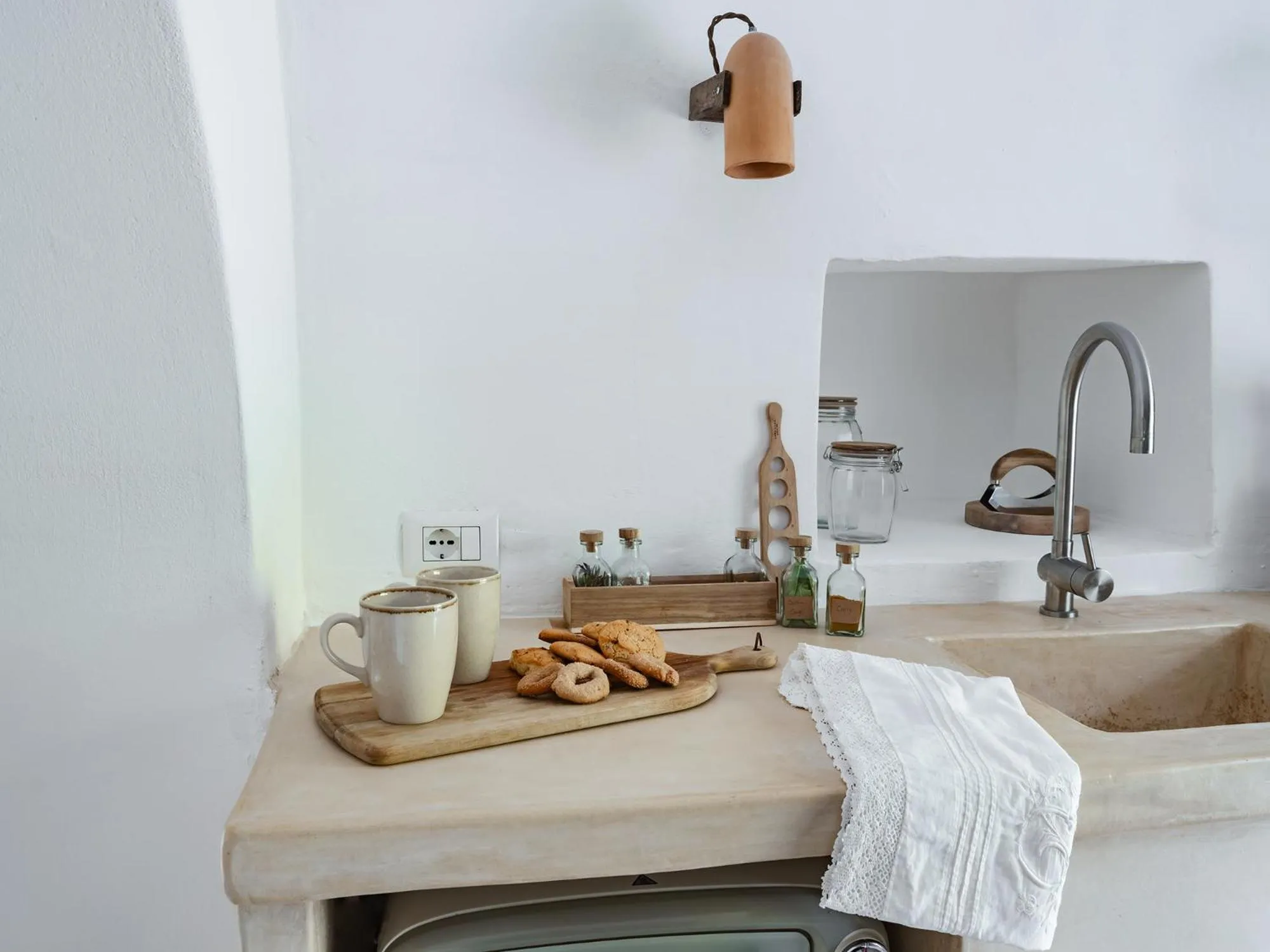 Kitchen or kitchenette in Trulli Del Bosco