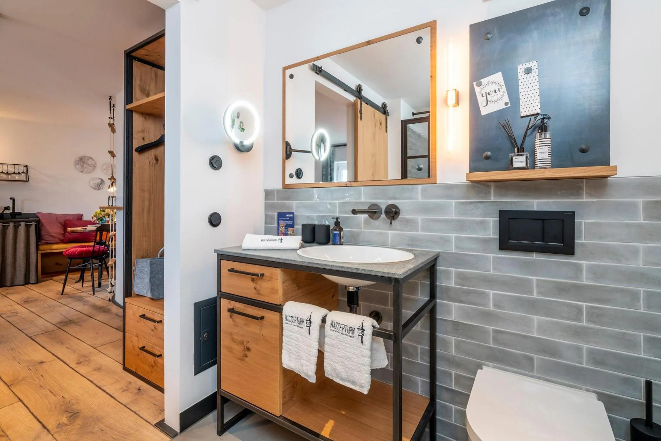 Bathroom in Apart Hotel Wasserturm