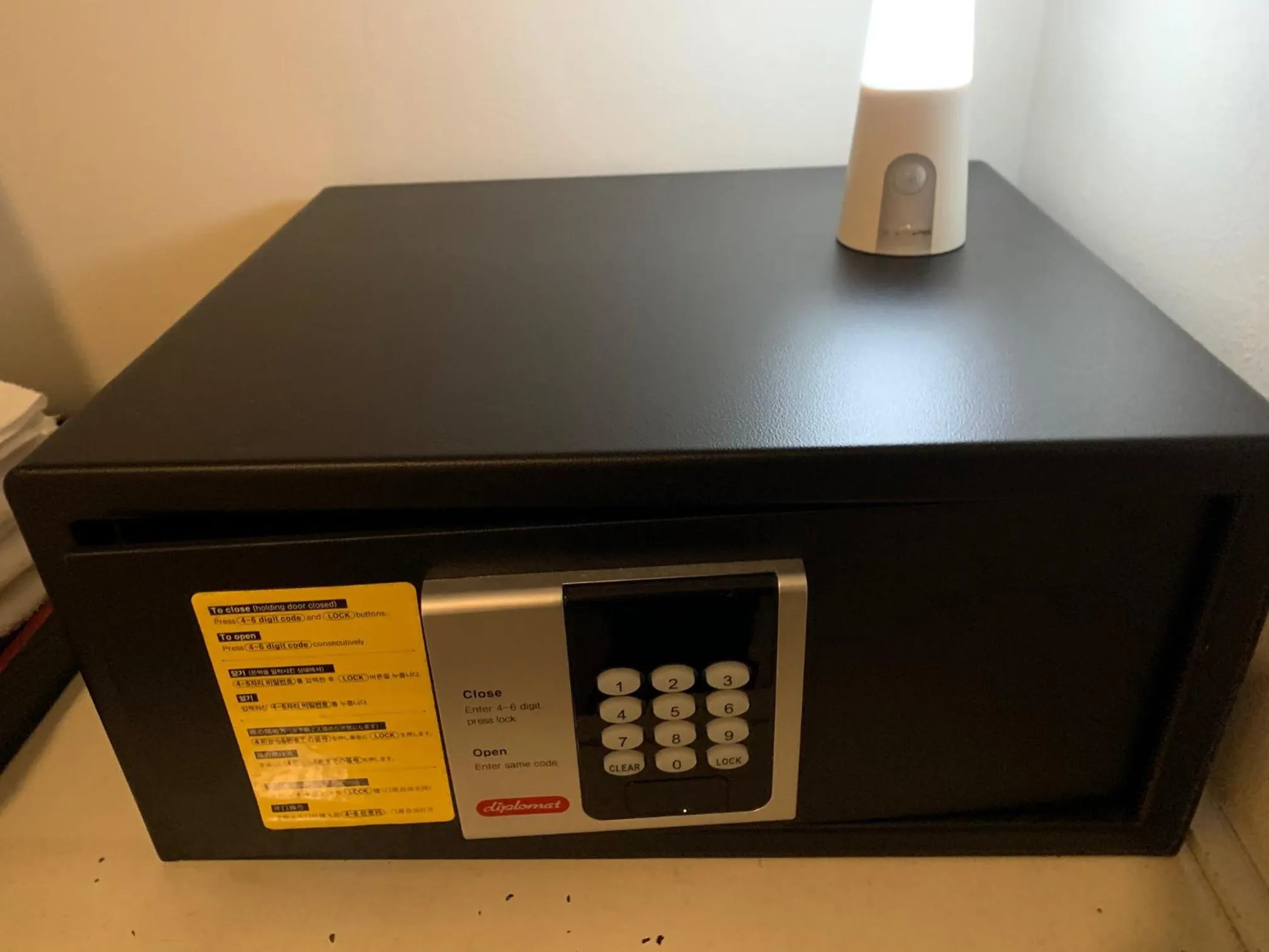 safe in Roppongi Plaza Hotel