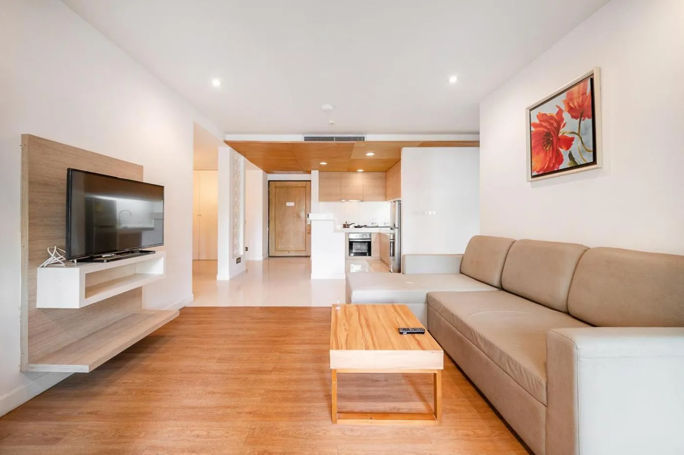 Kitchen or kitchenette in Hotel COCO Phuket Bangtao Beach