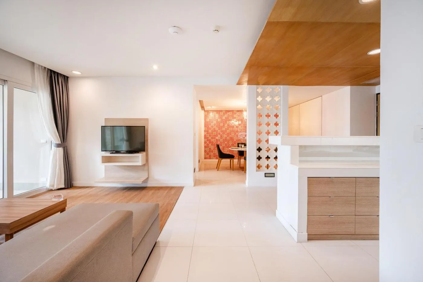 Living room, Bed in Hotel COCO Phuket Bangtao Beach