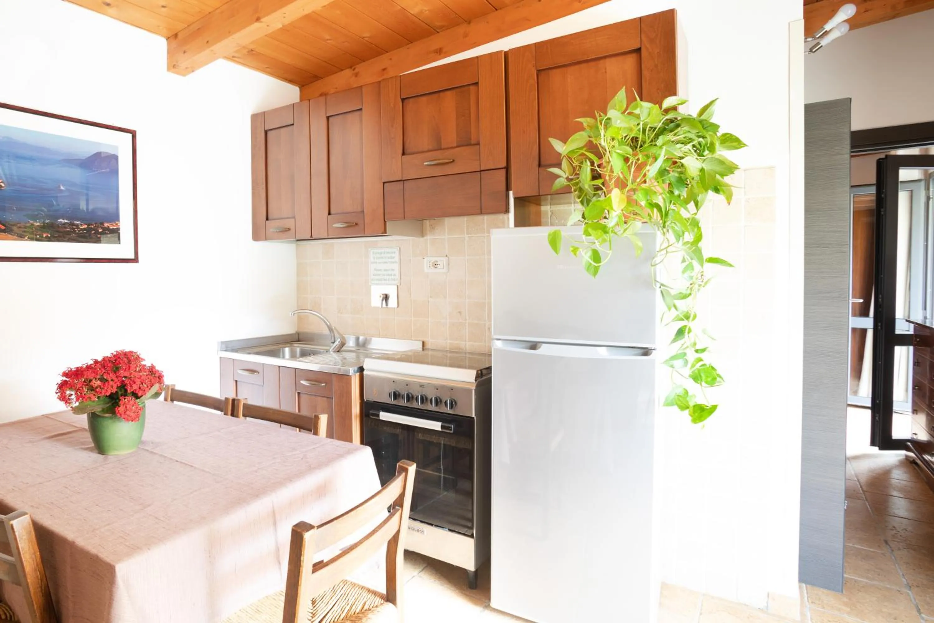 Kitchen or kitchenette in Country Hotel Residence Da Pilade