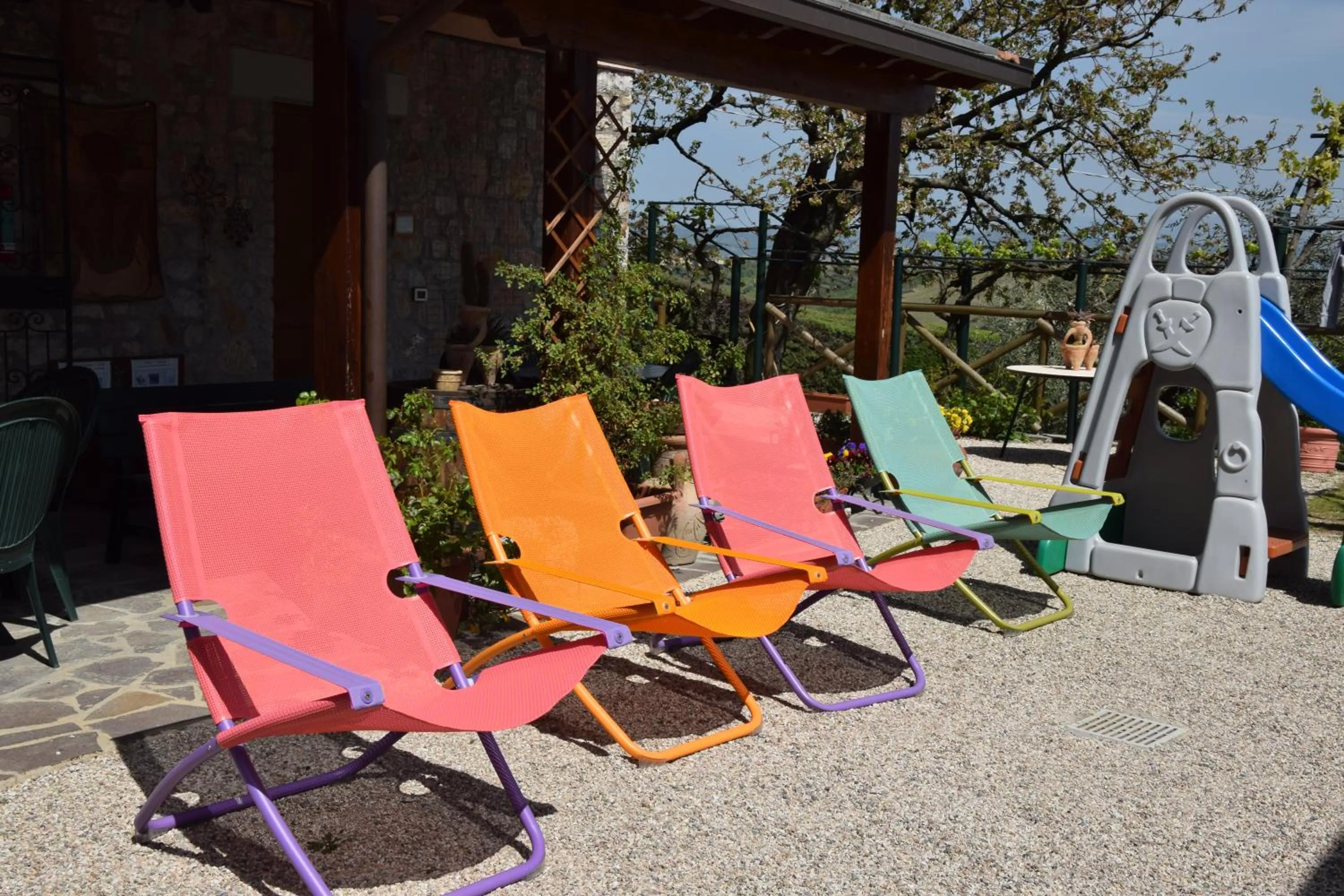 sunbed in B&B Le Terrazze