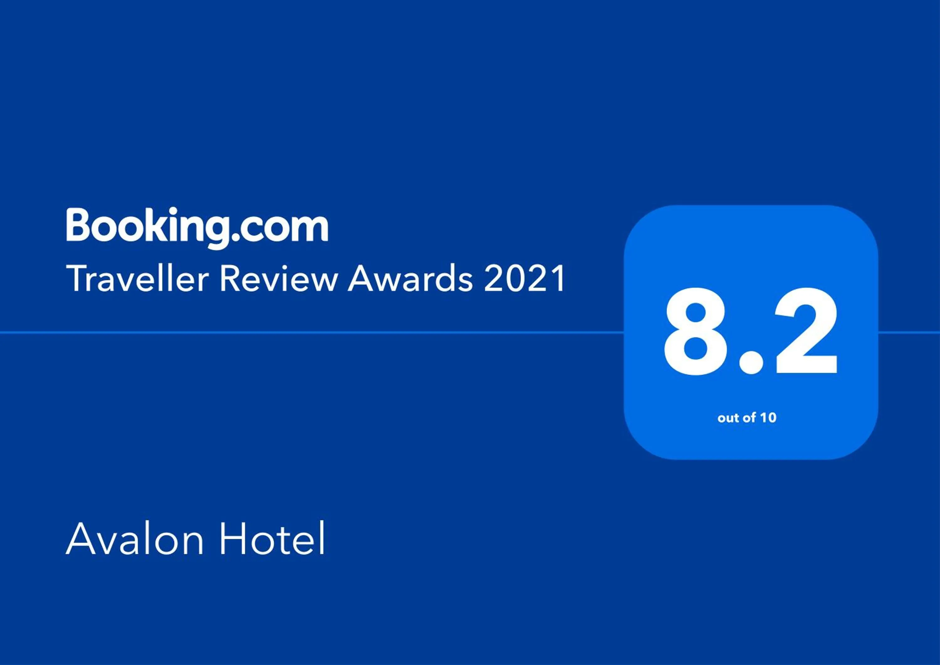 Logo/Certificate/Sign in Avalon Hotel