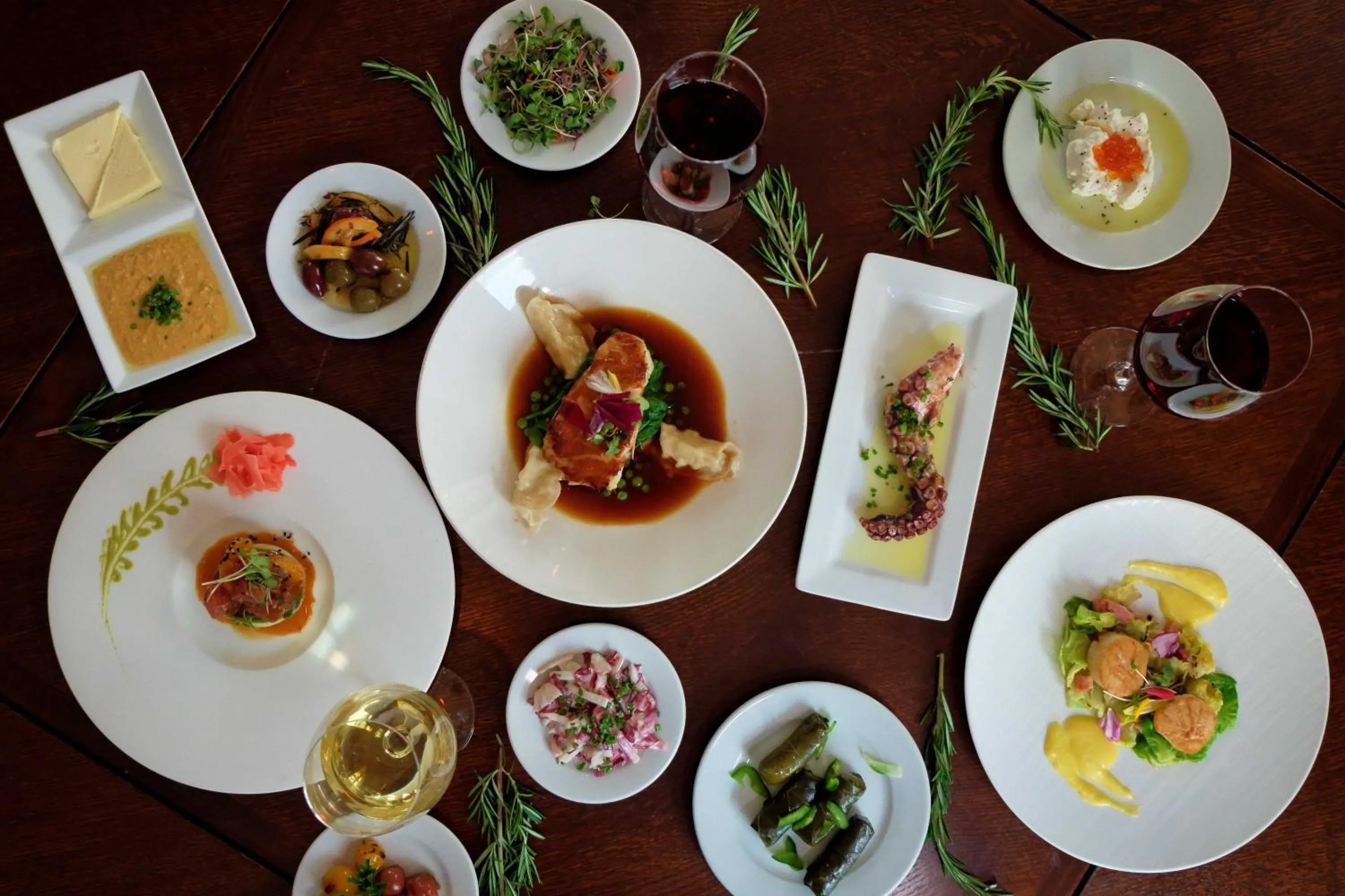 Food close-up in Avalon Hotel