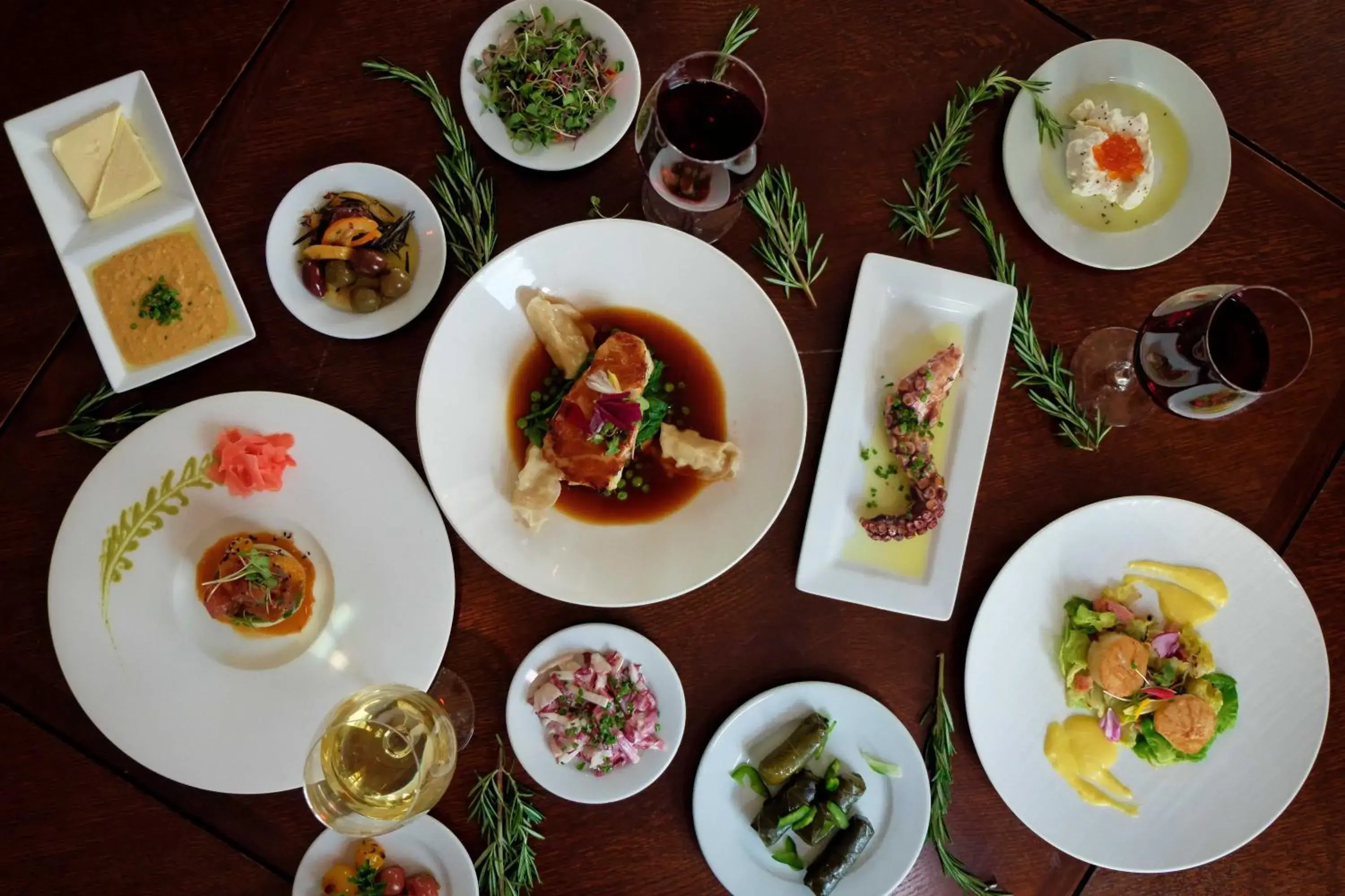 Food close-up in Avalon Hotel Food close-up in Avalon Hotel