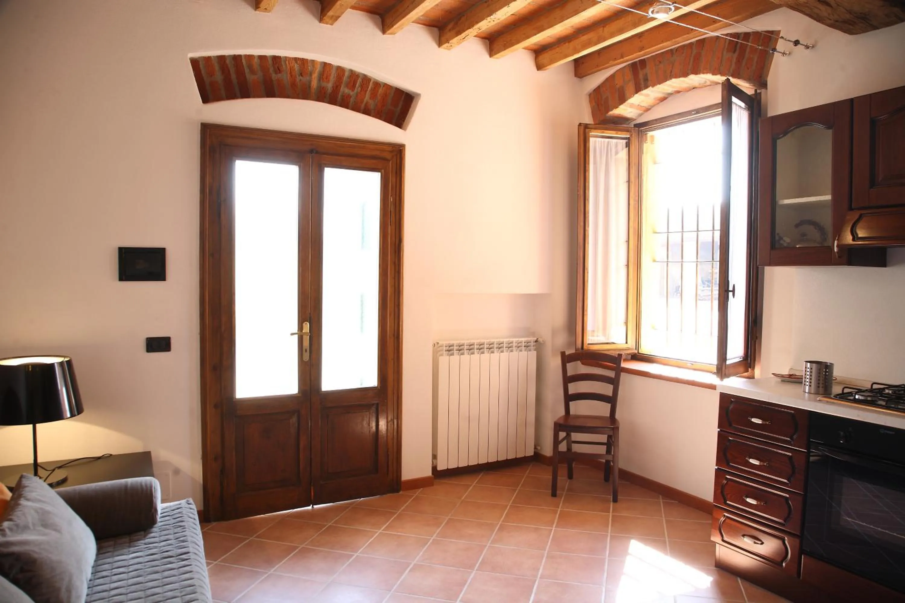 Communal lounge/ TV room in B&B Stradivari