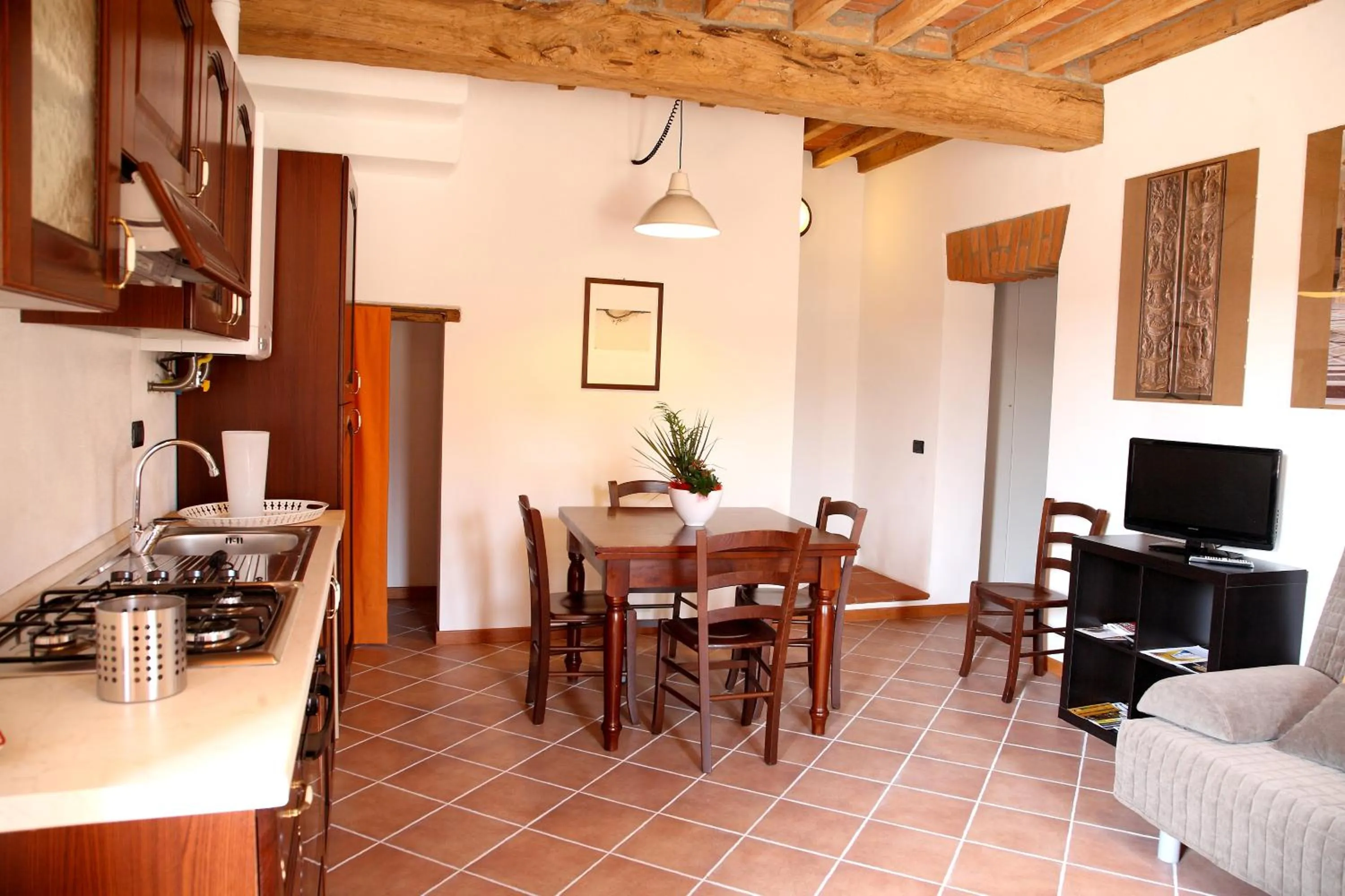 Communal lounge/ TV room in B&B Stradivari