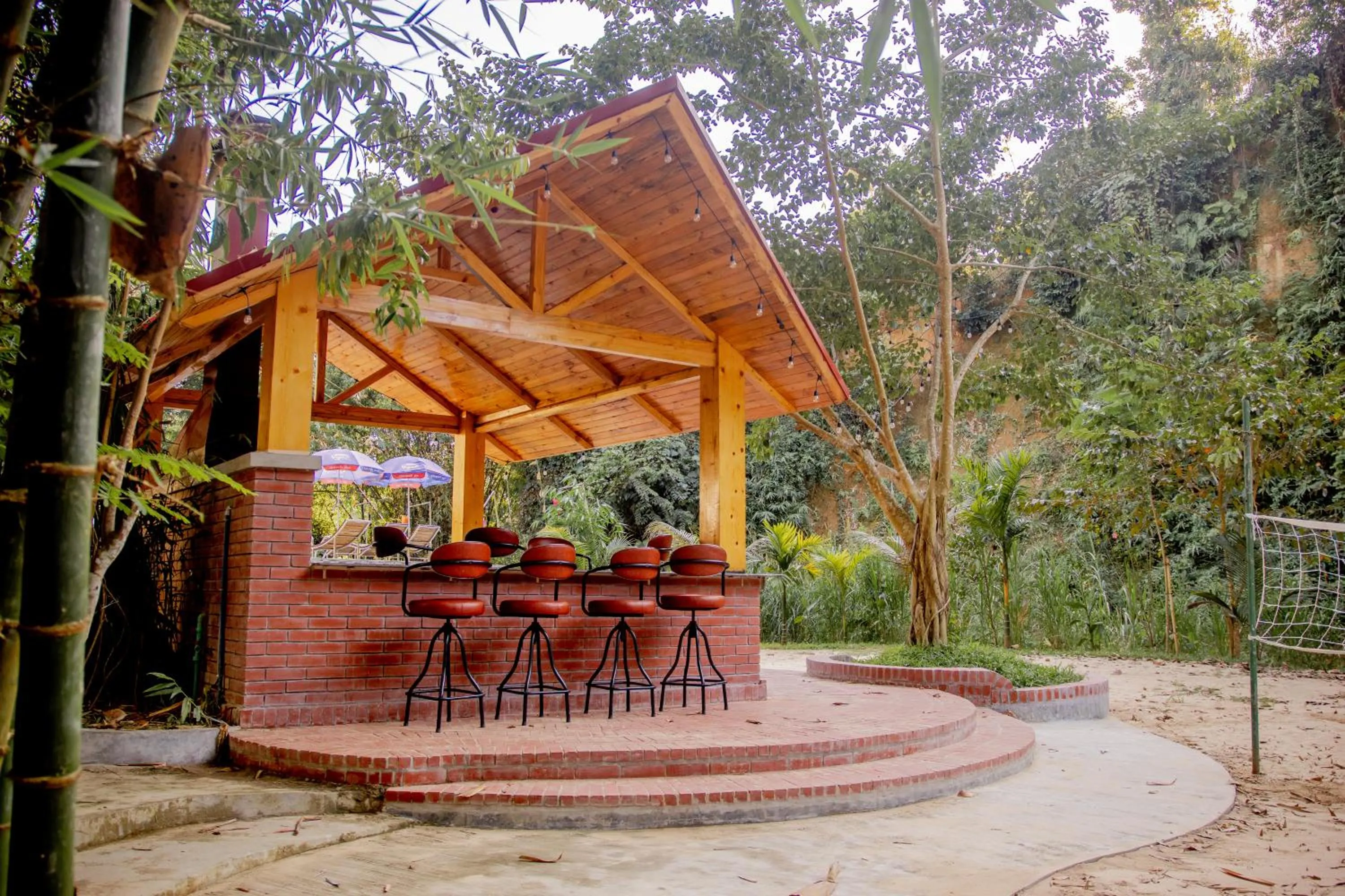 BBQ facilities in Balishira Resort Ltd.