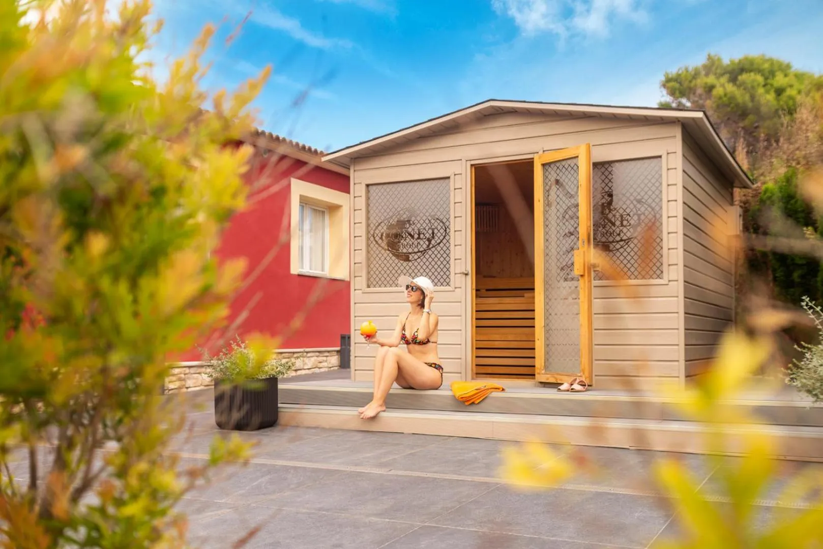 Sauna in Hotel Paradise Residencial