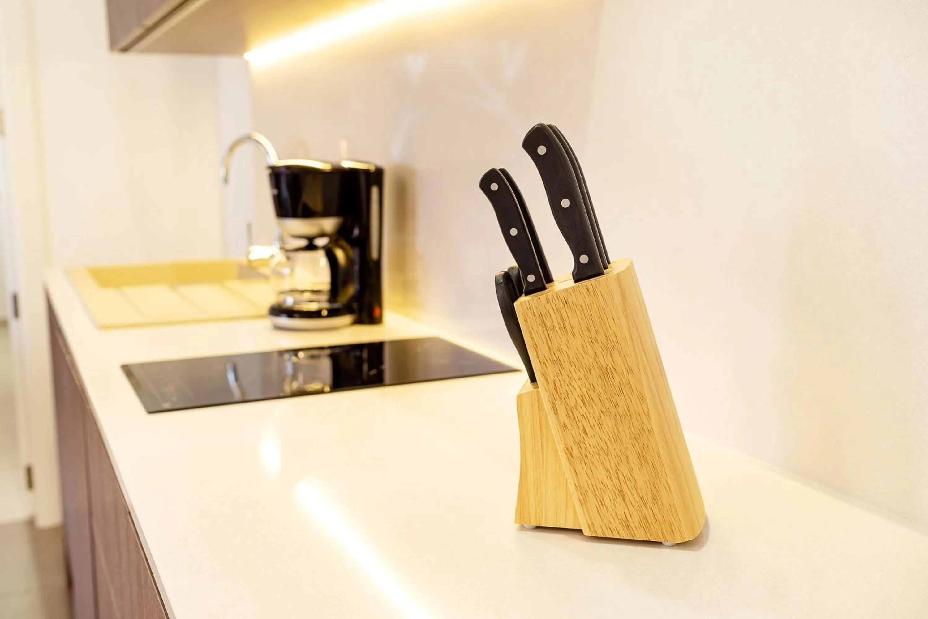 Kitchen or kitchenette in Hotel Paradise Residencial