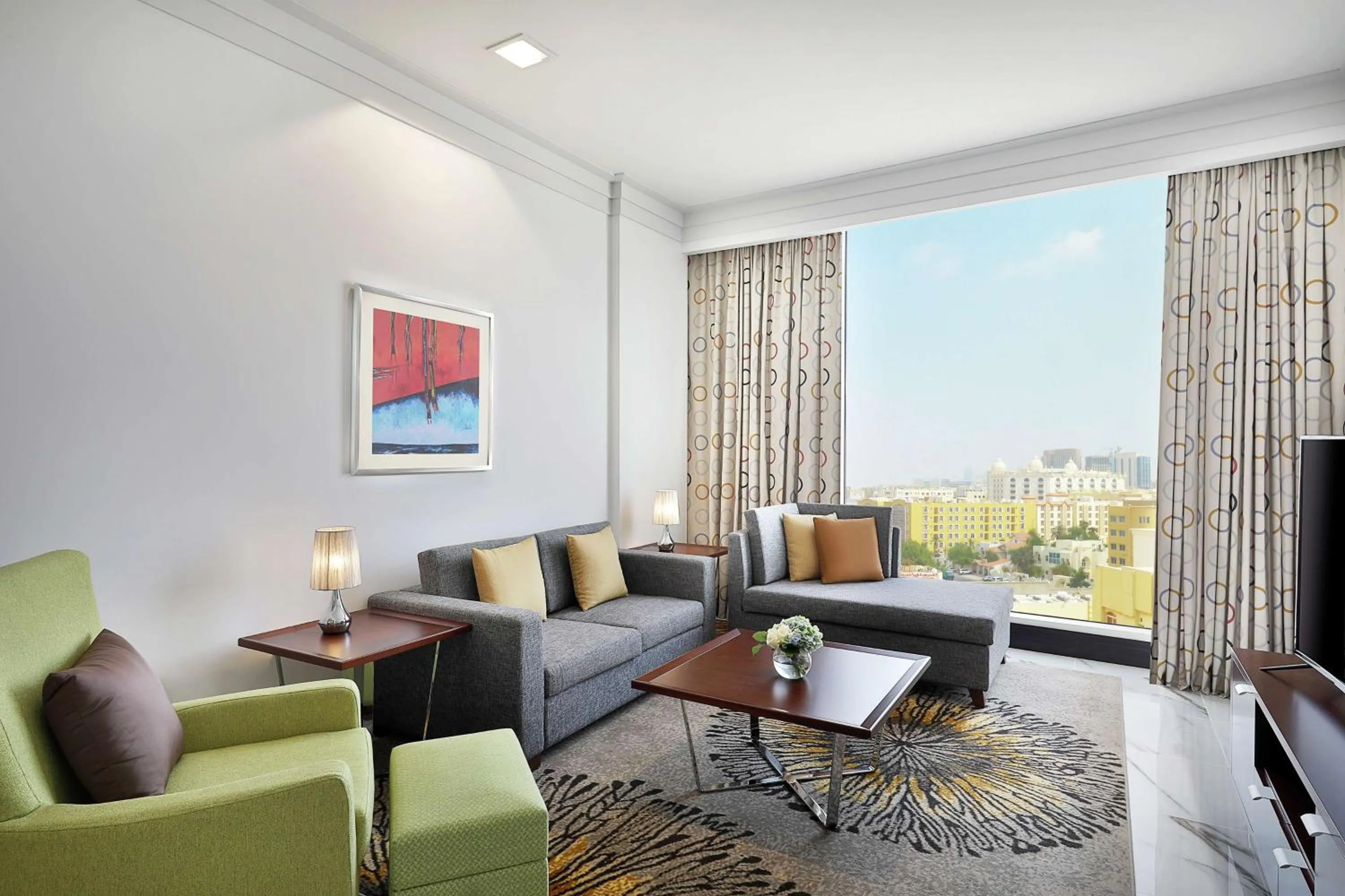 Living room in DoubleTree By Hilton Doha - Al Sadd