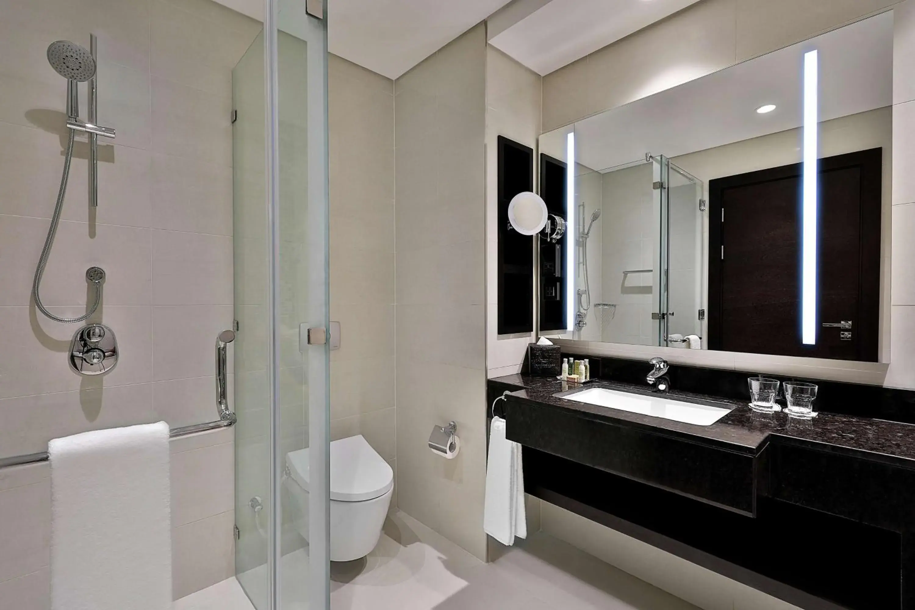 Bathroom in DoubleTree By Hilton Doha - Al Sadd Bathroom in DoubleTree By Hilton Doha - Al Sadd