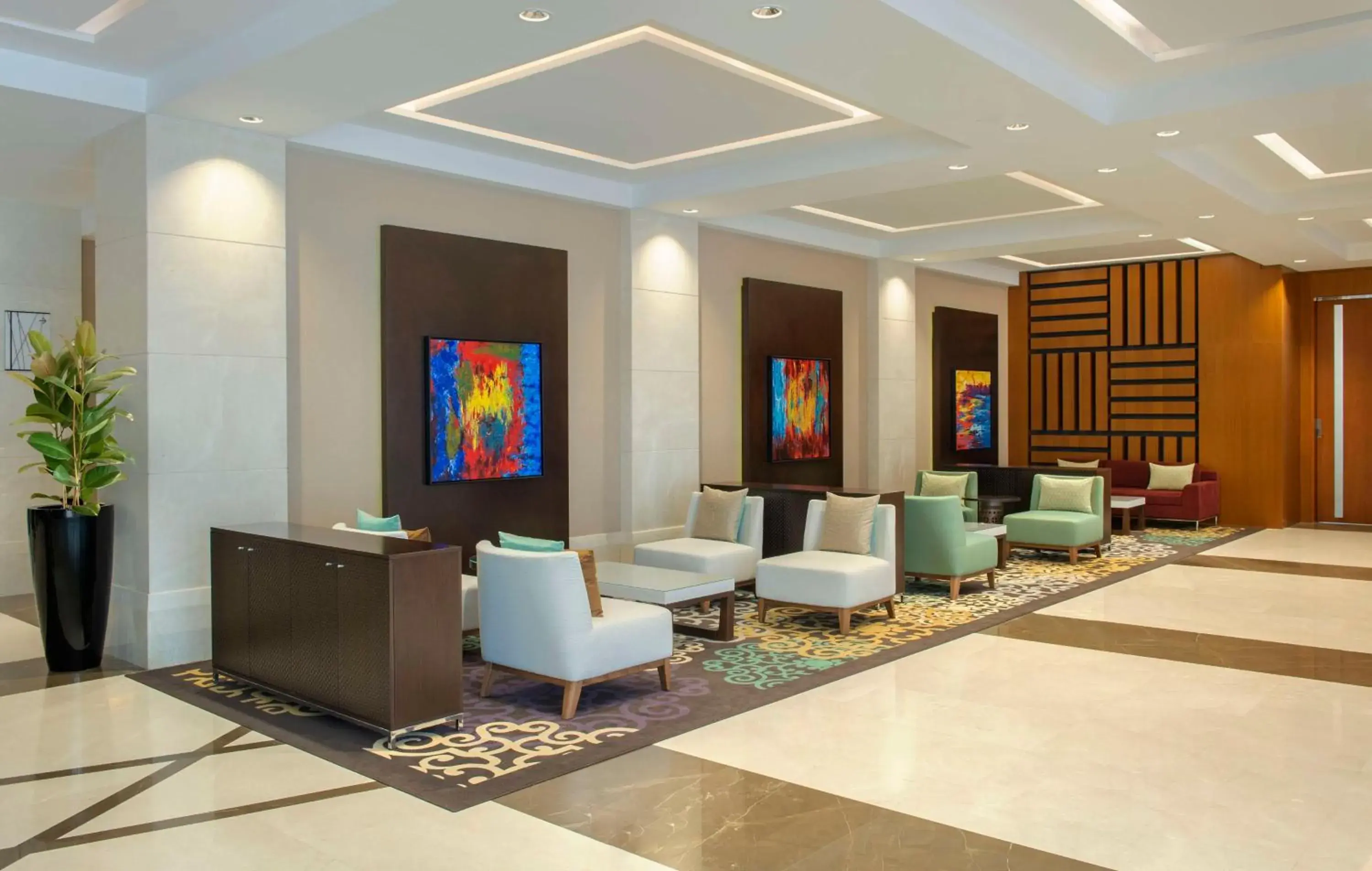Lobby or reception in Doubletree By Hilton Doha - Al Sadd Lobby or reception in Doubletree By Hilton Doha - Al Sadd