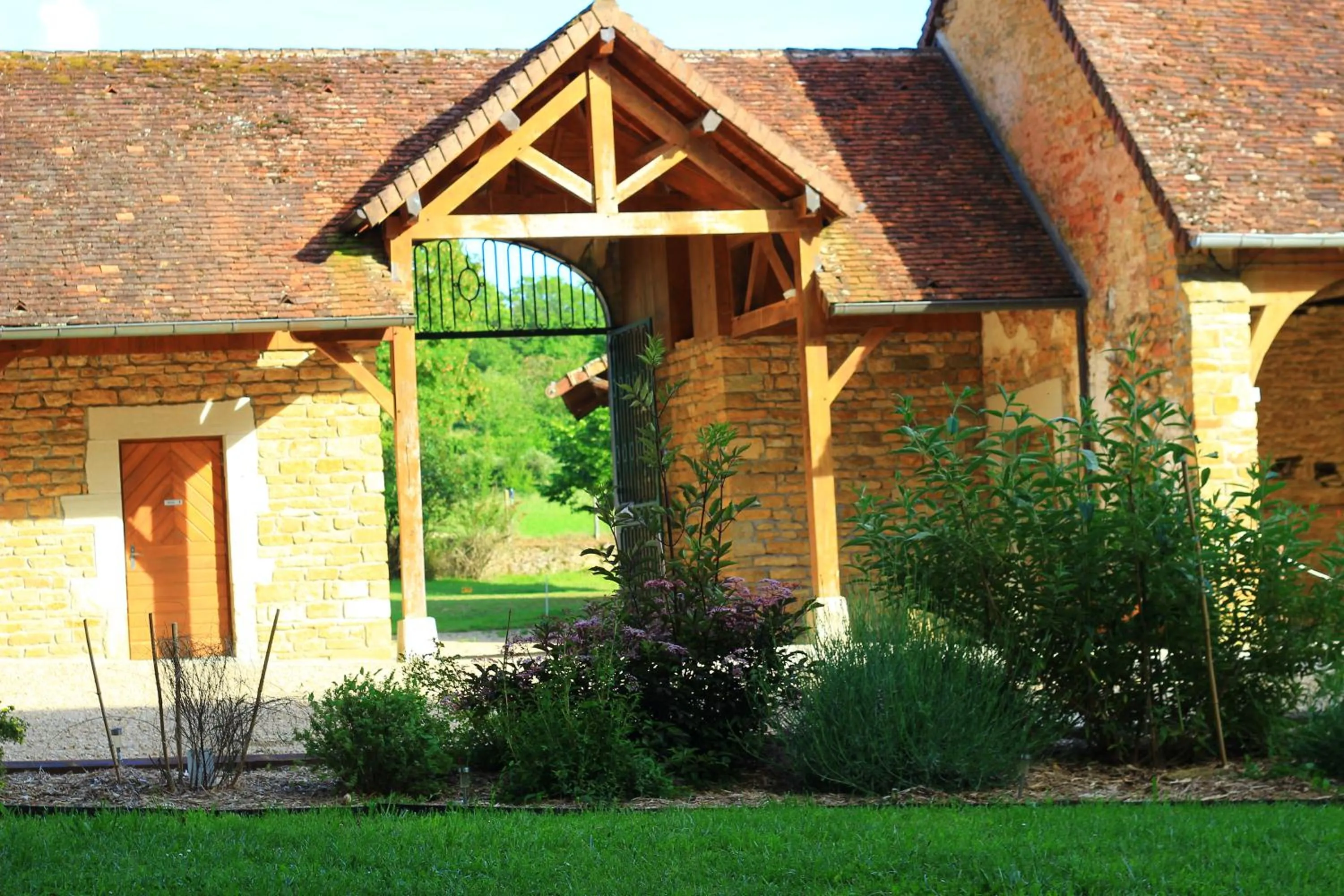 Garden in Domaine de Bersaillin
