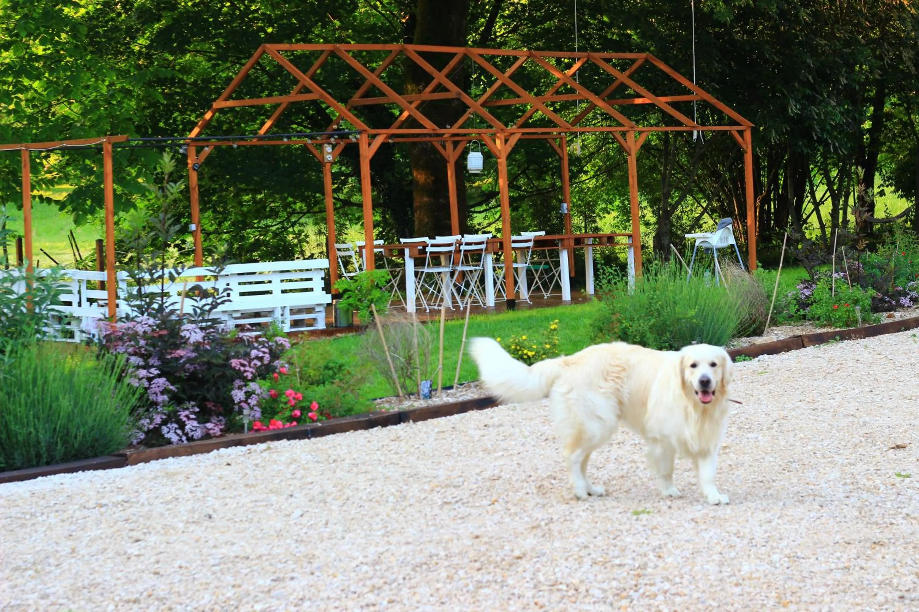 Garden in Domaine de Bersaillin