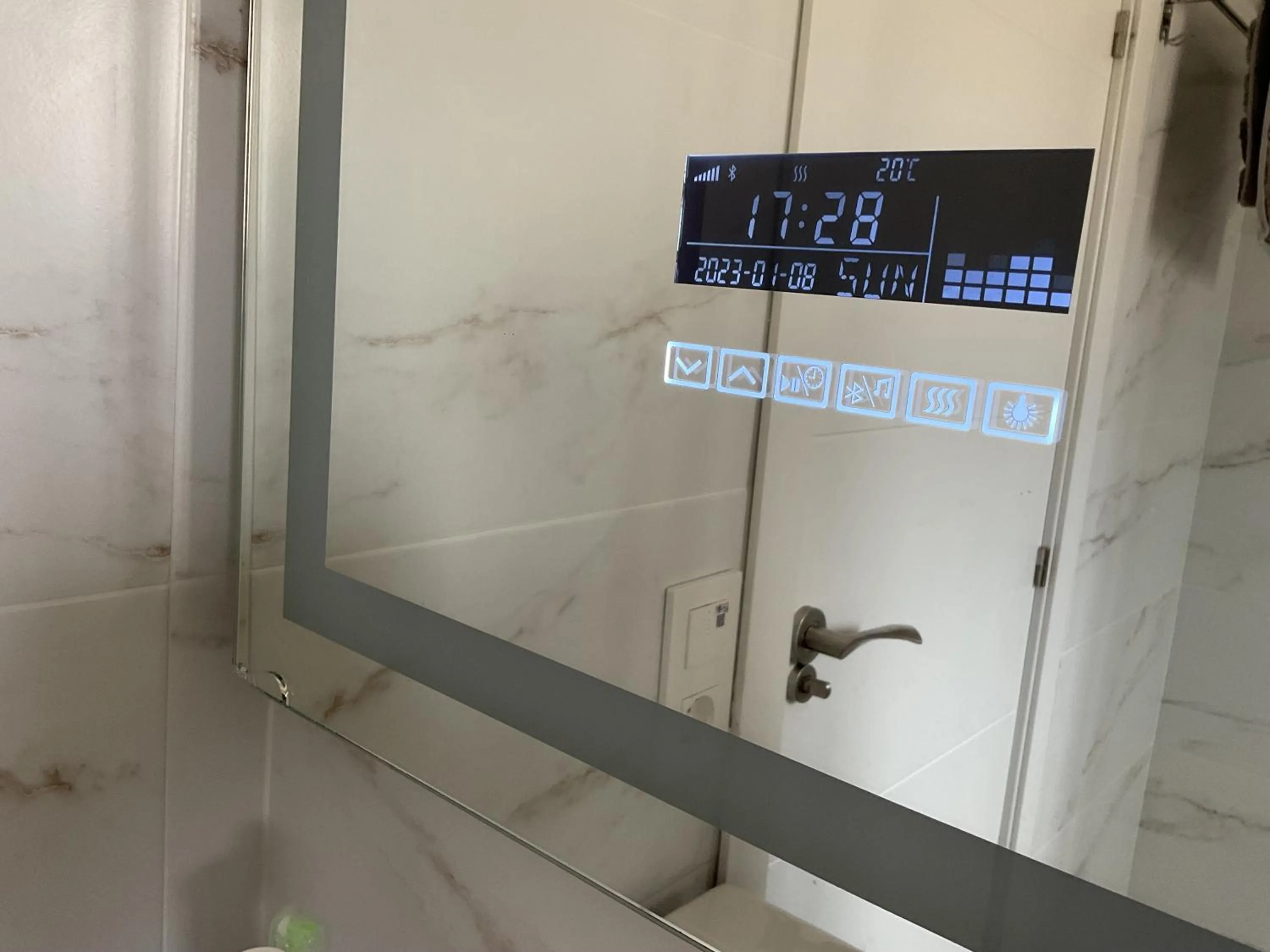 Bathroom in Casa con Gran Piscina particular cerca playa