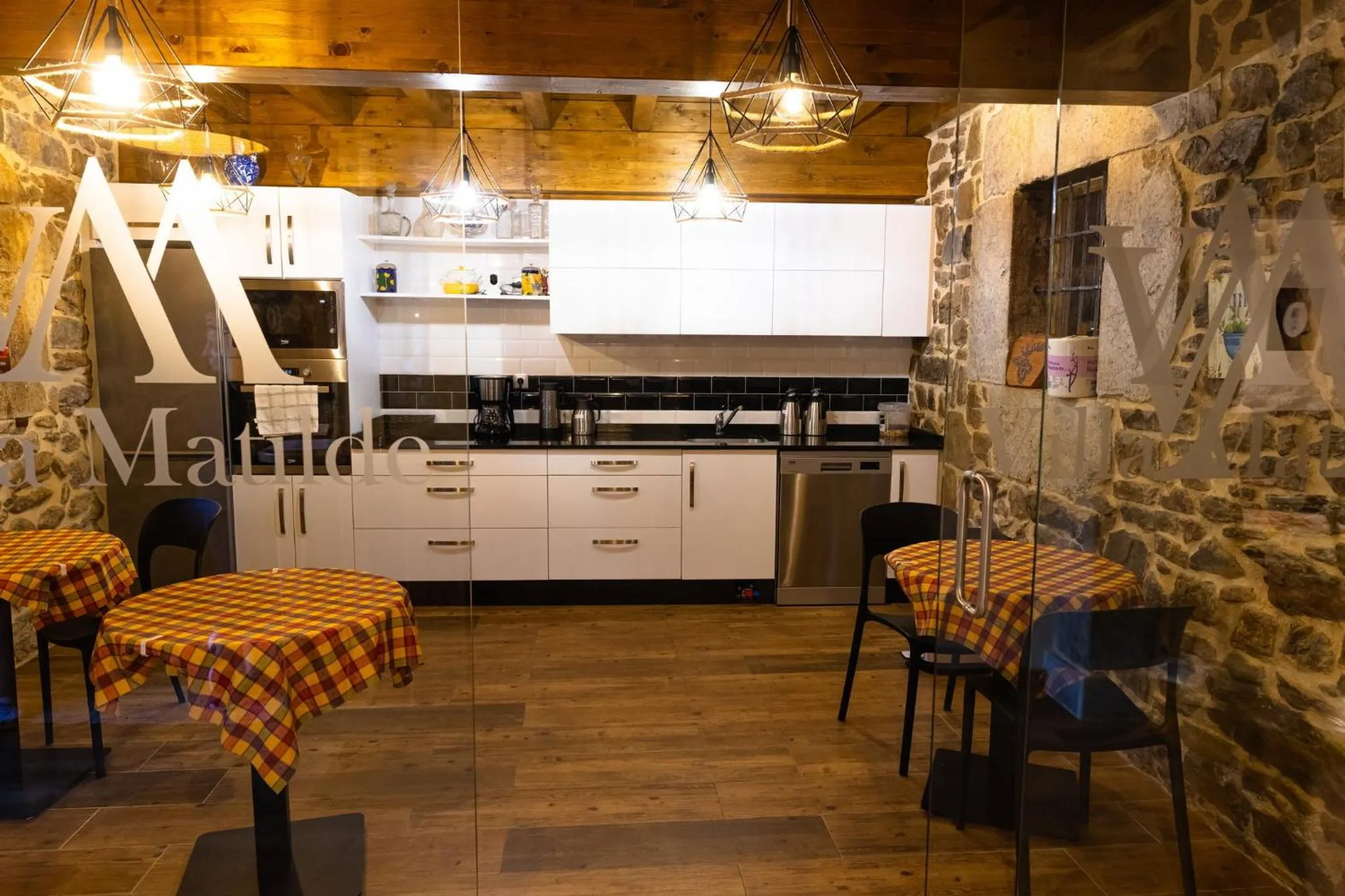 Dining area in Posada Villa Matilde