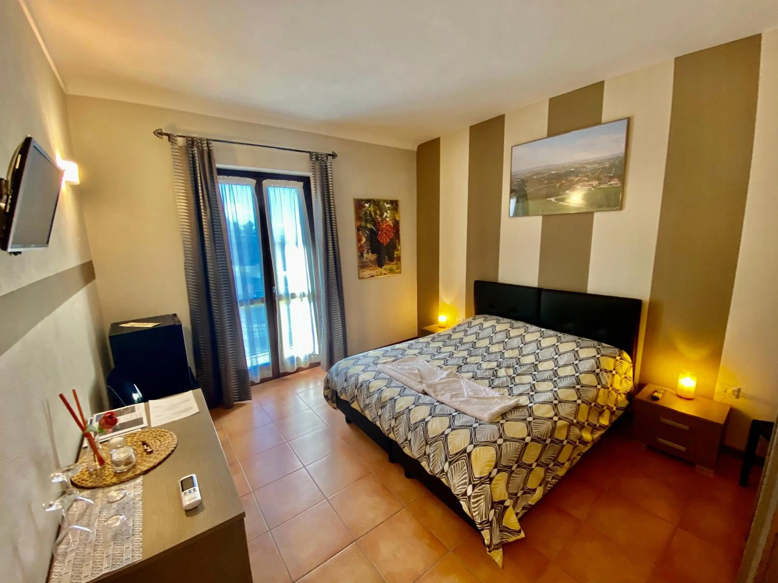 Bed in The Green Guest House