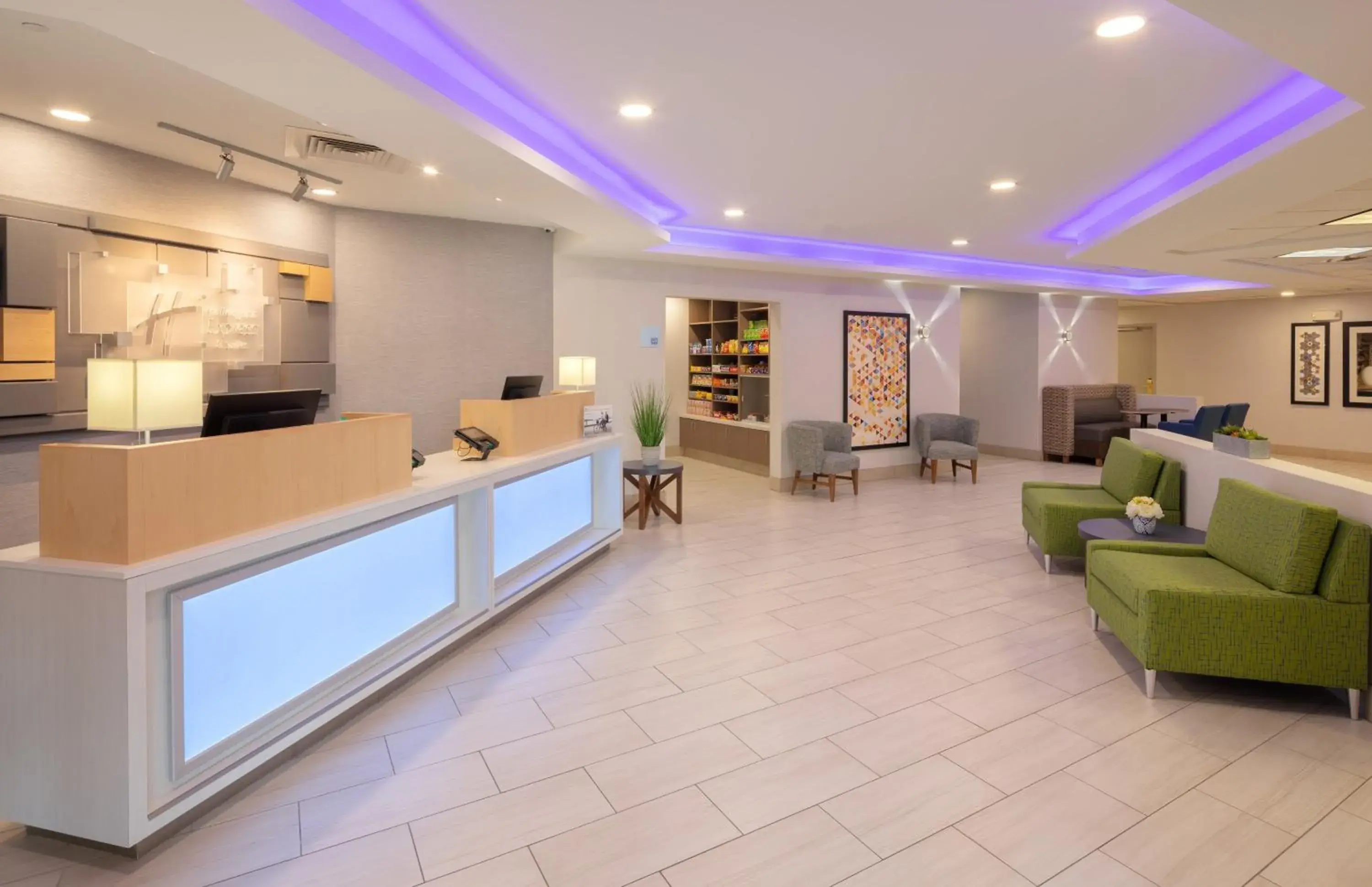 Lobby or reception in Holiday Inn Express & Suites Bradley Airport by IHG Lobby or reception in Holiday Inn Express & Suites Bradley Airport by IHG