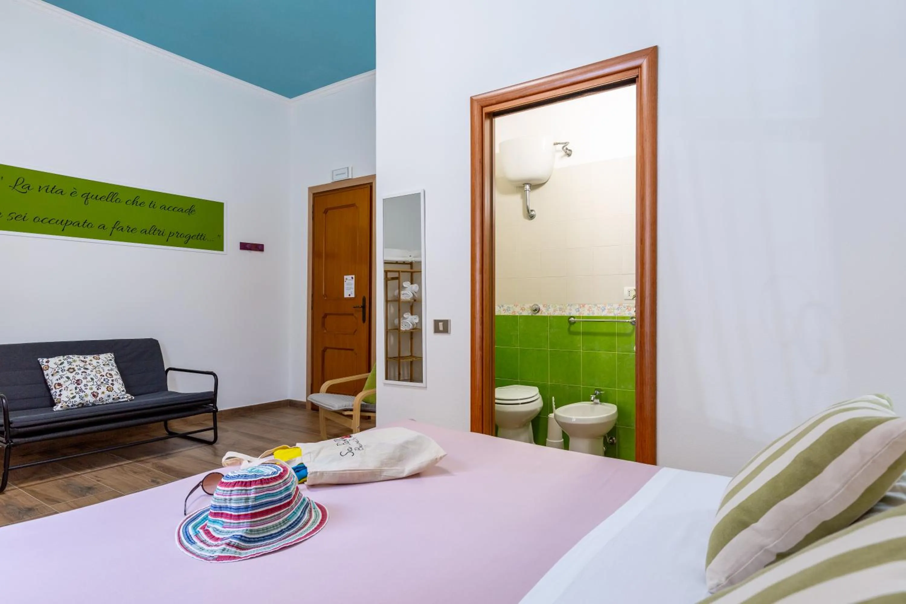 Bedroom, Bed in Sa Babbaiola