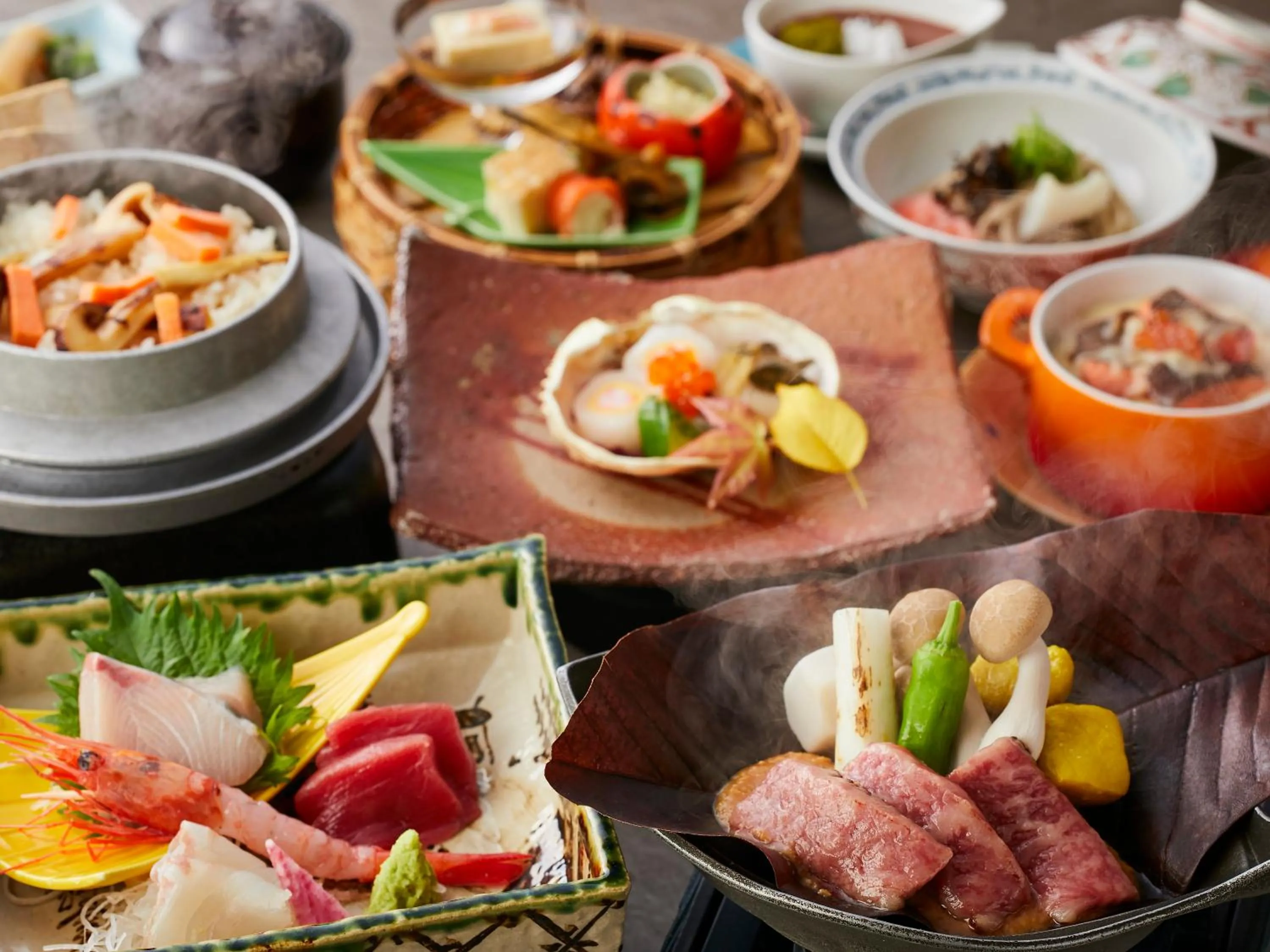 Dinner in KAMENOI HOTEL Fukui