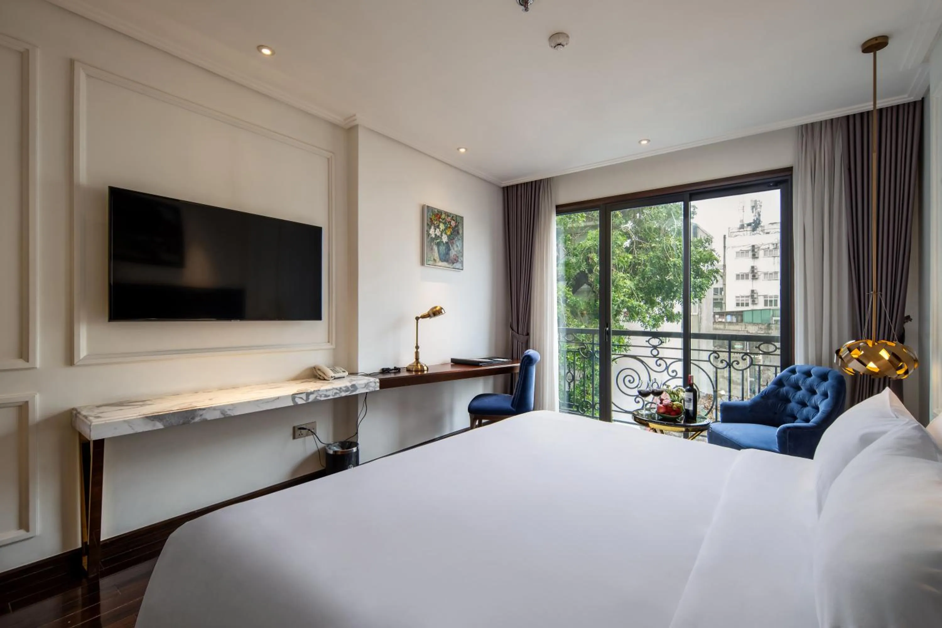 View (from property/room), Bed in Anatole Hotel Hanoi