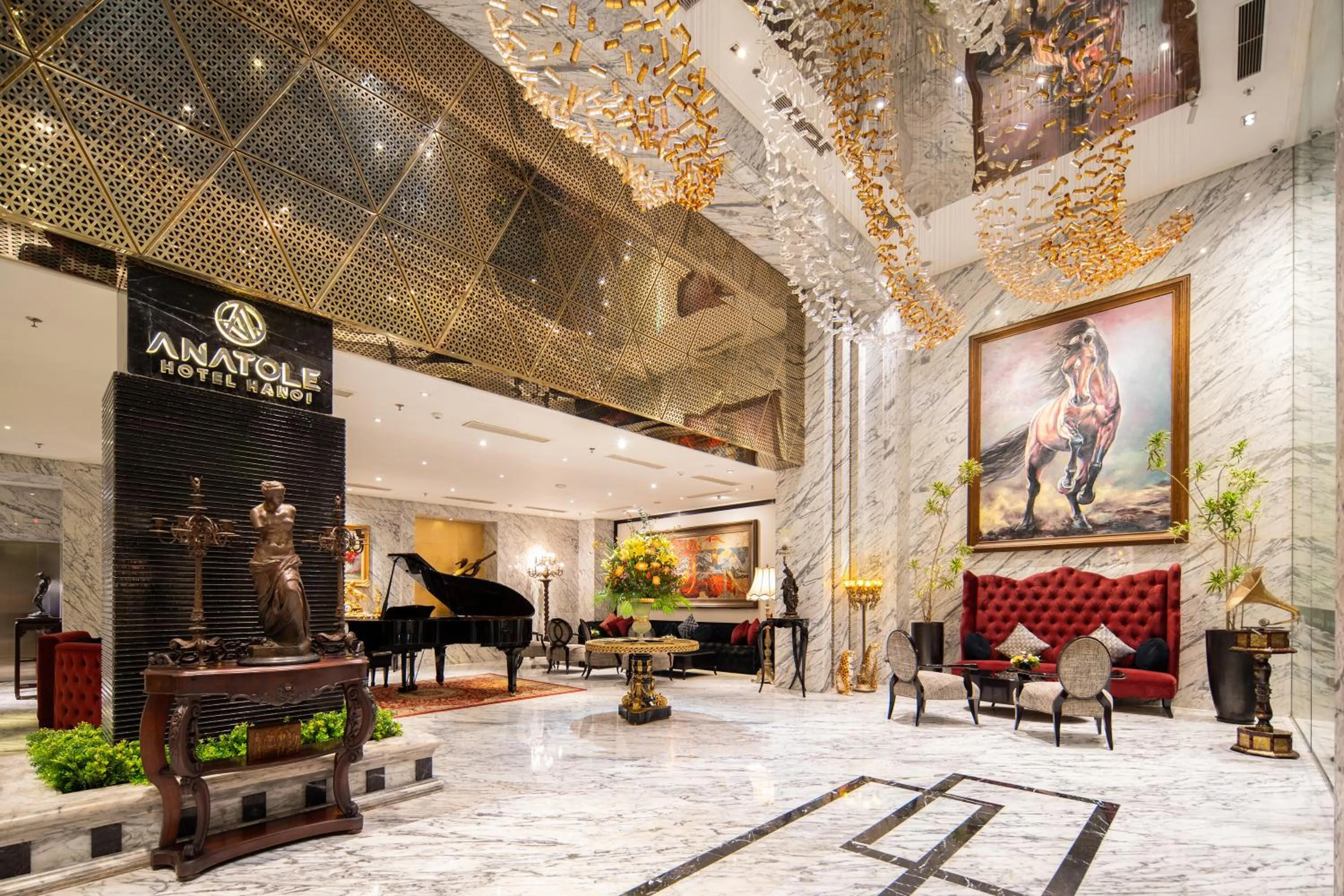 Lobby or reception in Anatole Hotel Hanoi