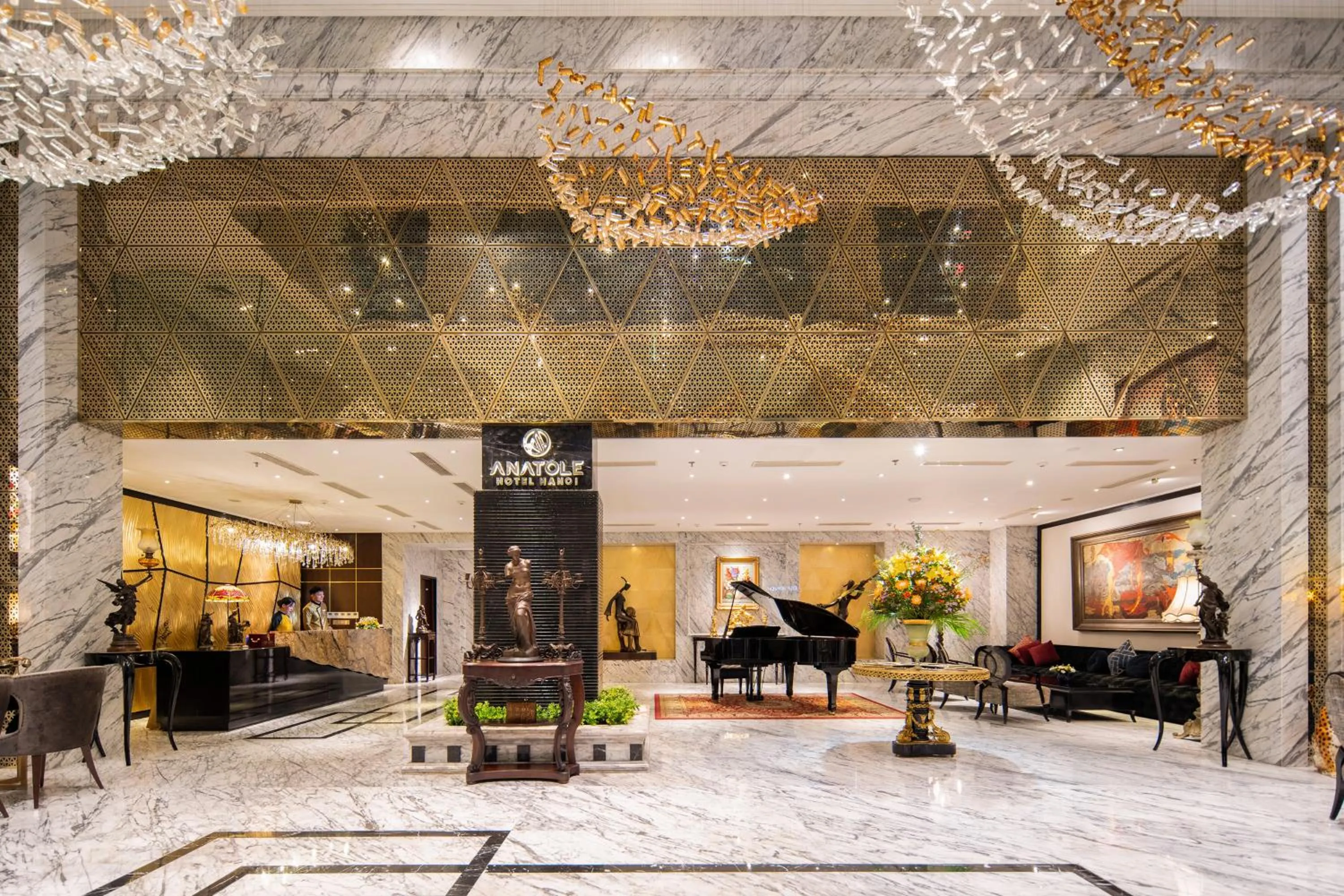 Lobby or reception in Anatole Hotel Hanoi