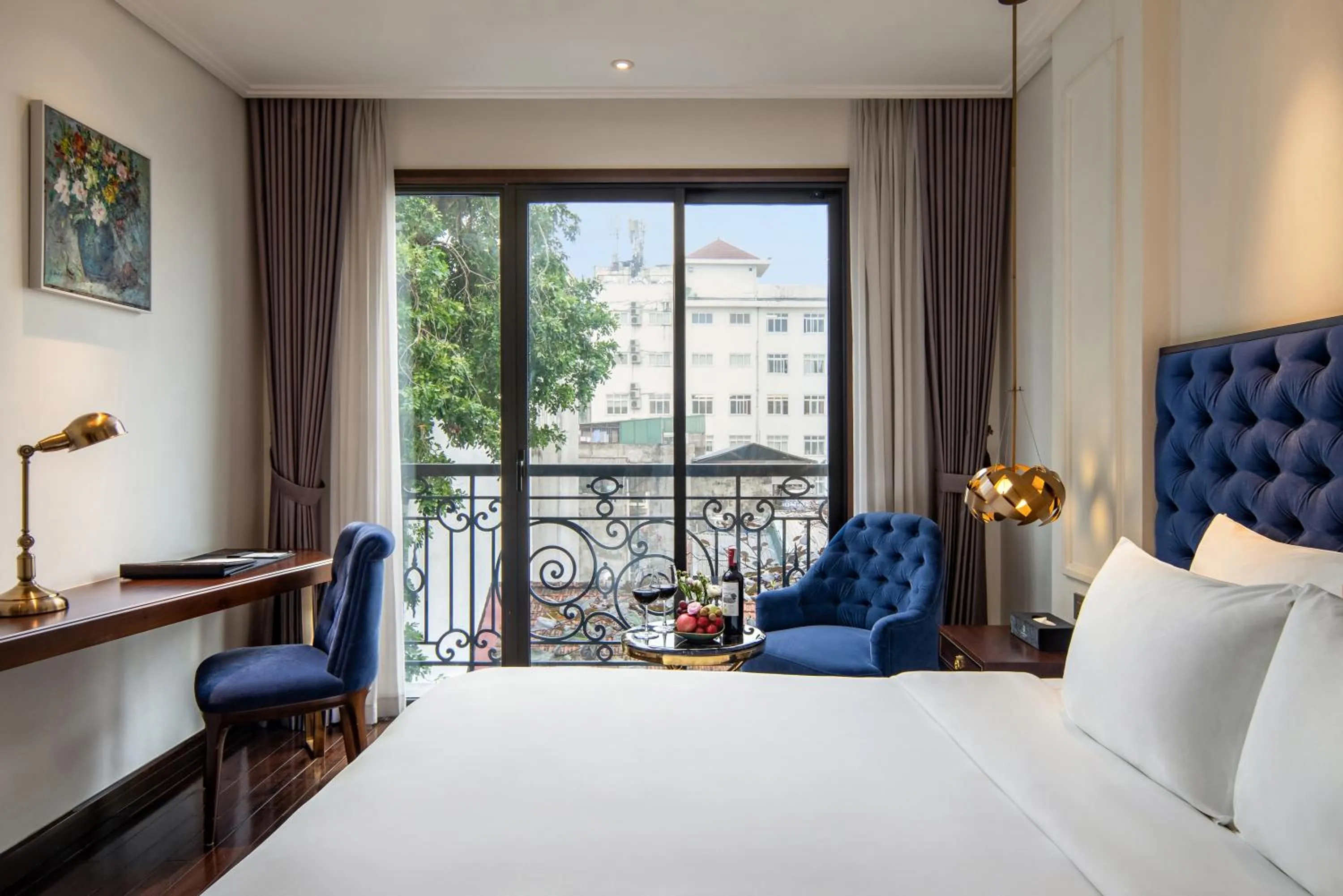 View (from property/room), Bed in Anatole Hotel Hanoi