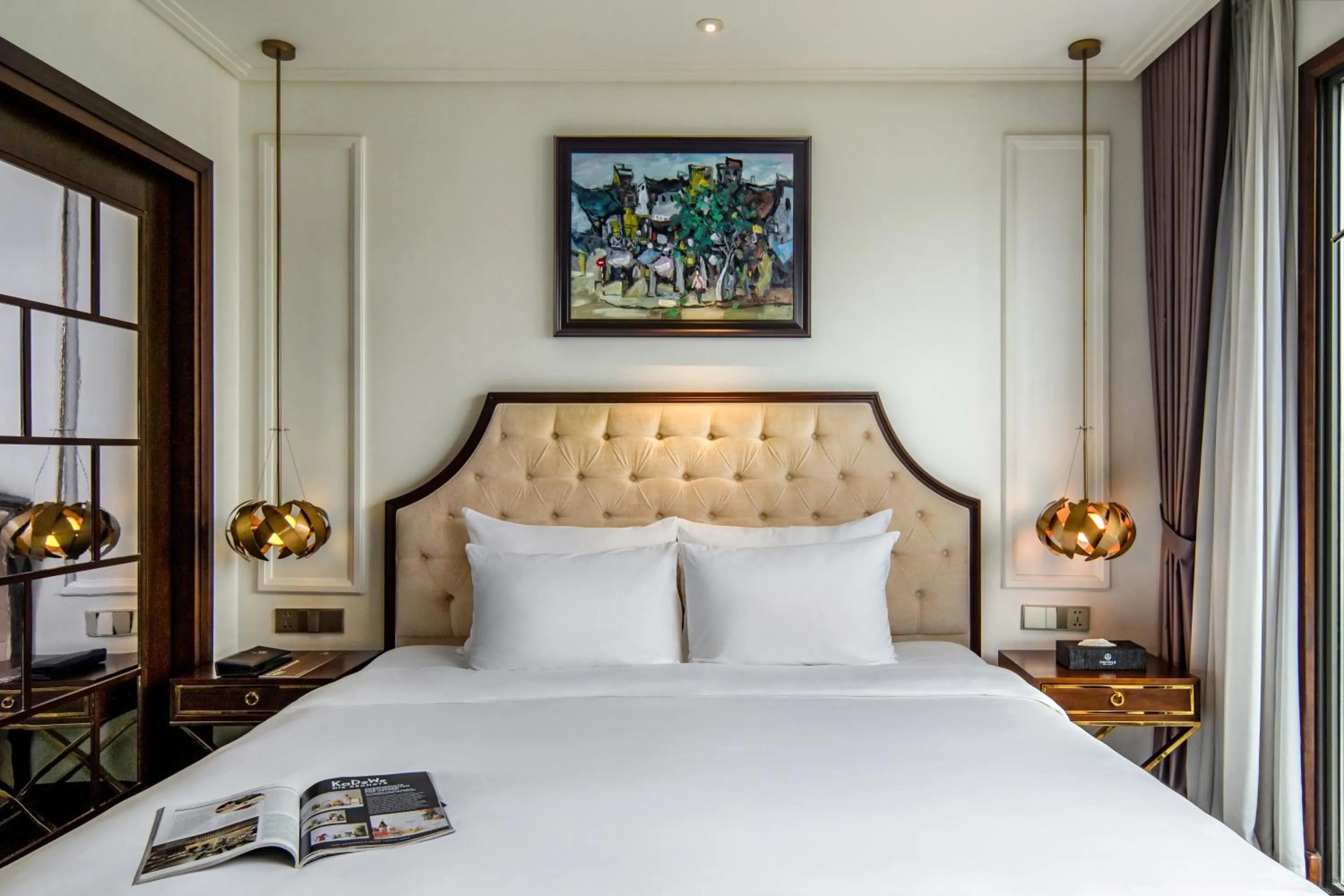 Bed in Anatole Hotel Hanoi