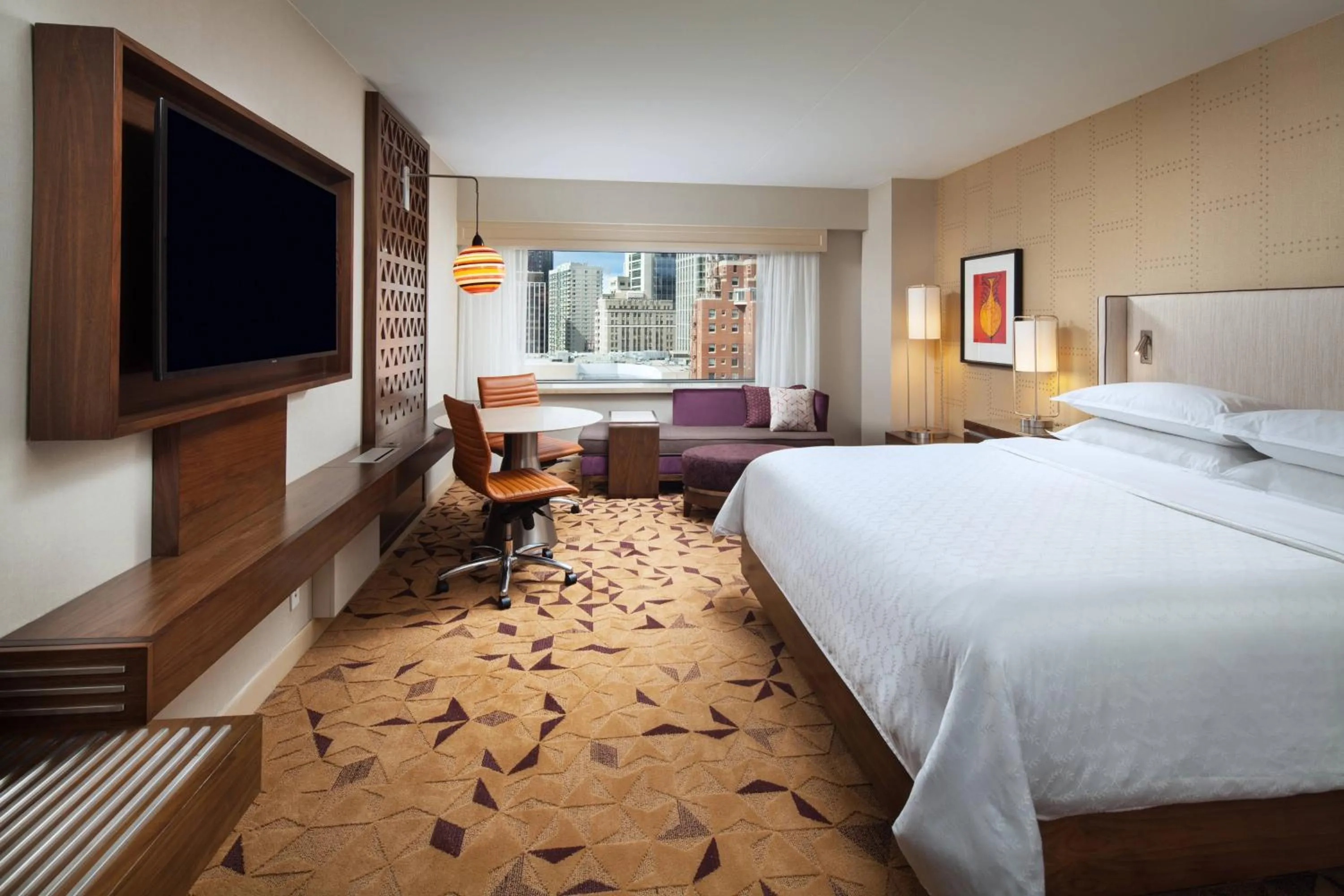 Photo of the whole room, Bed in Sheraton Grand Seattle