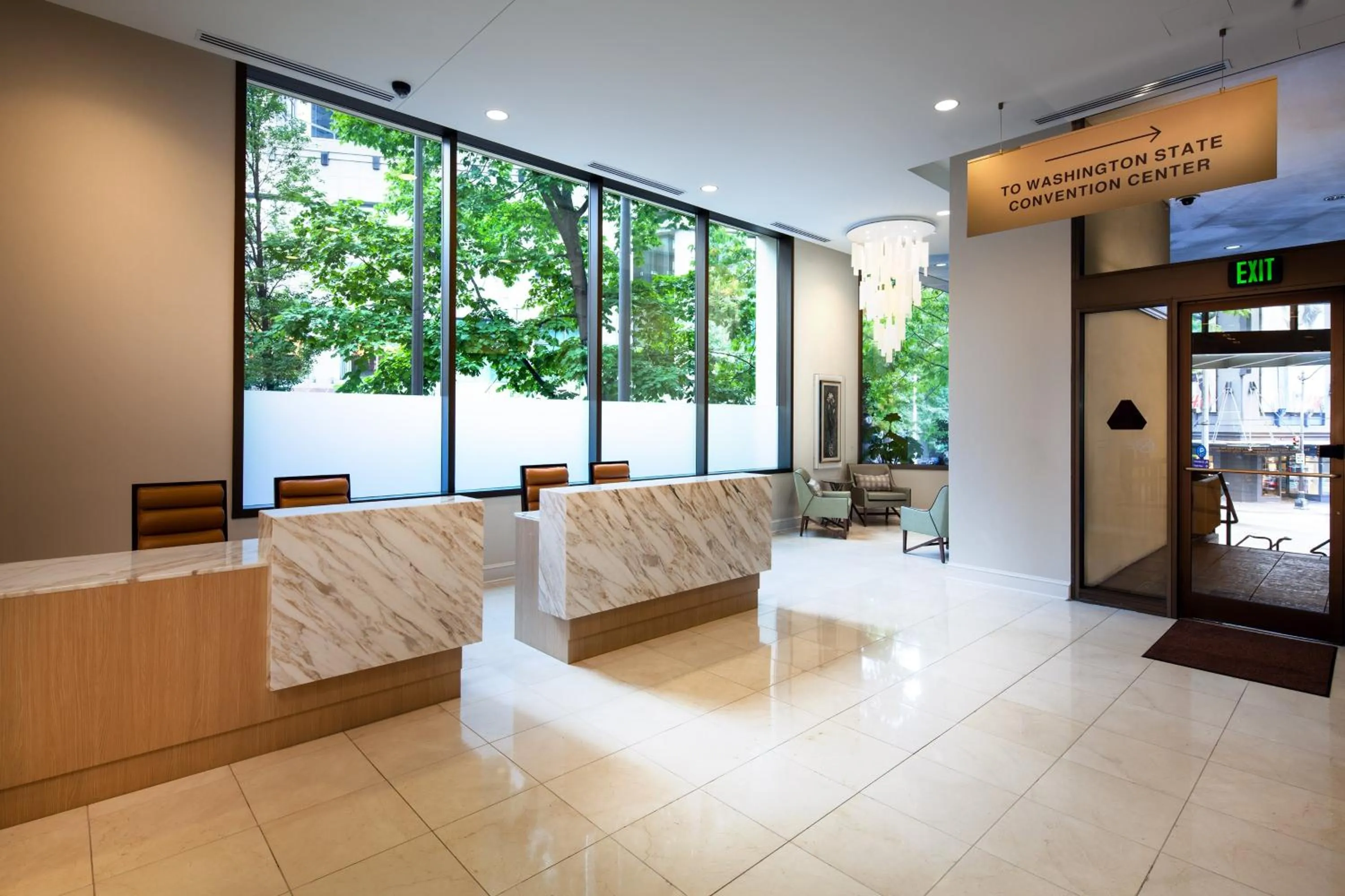 Lobby or reception in Sheraton Grand Seattle