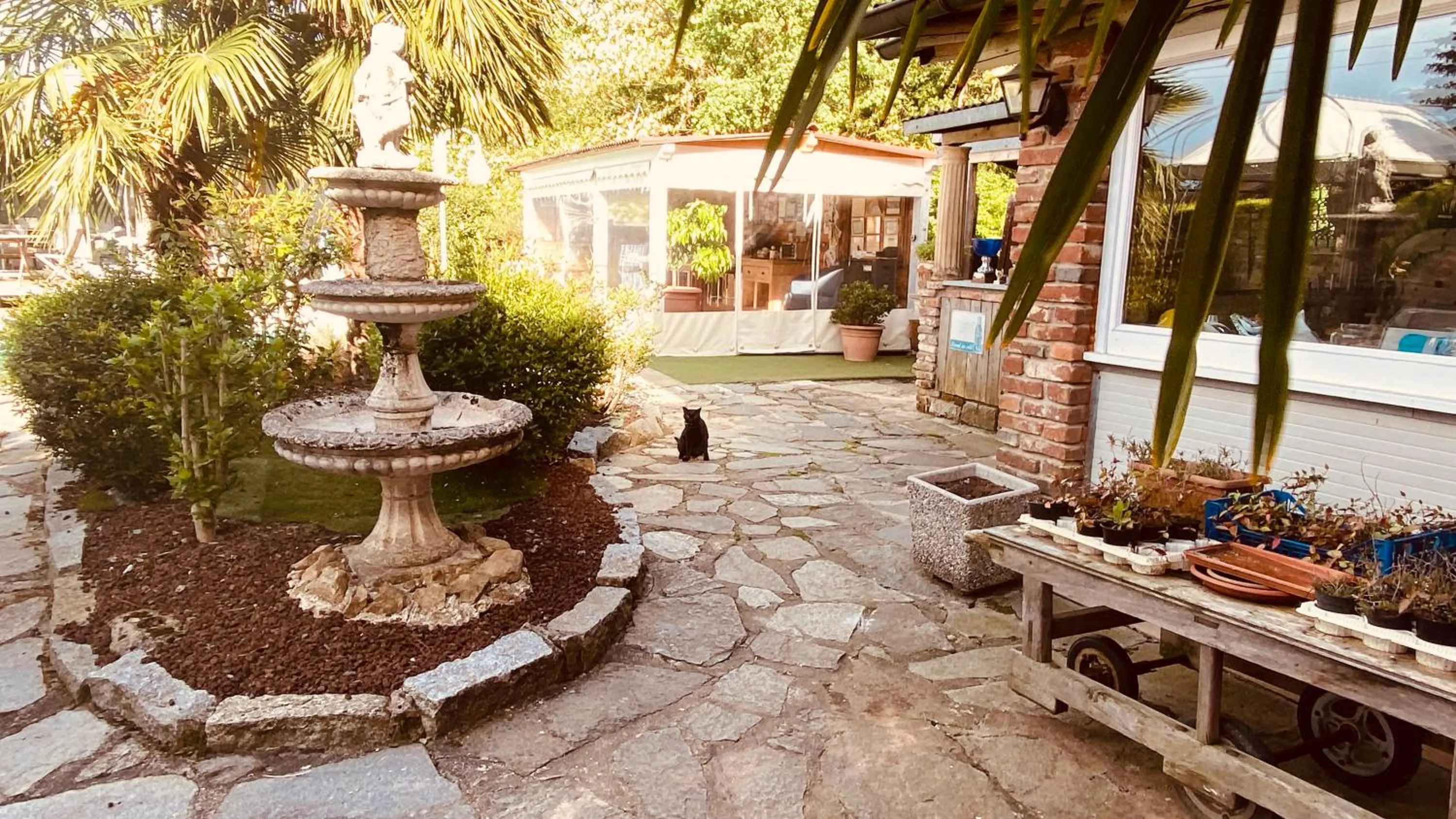 Garden view in B&B Villa Botto