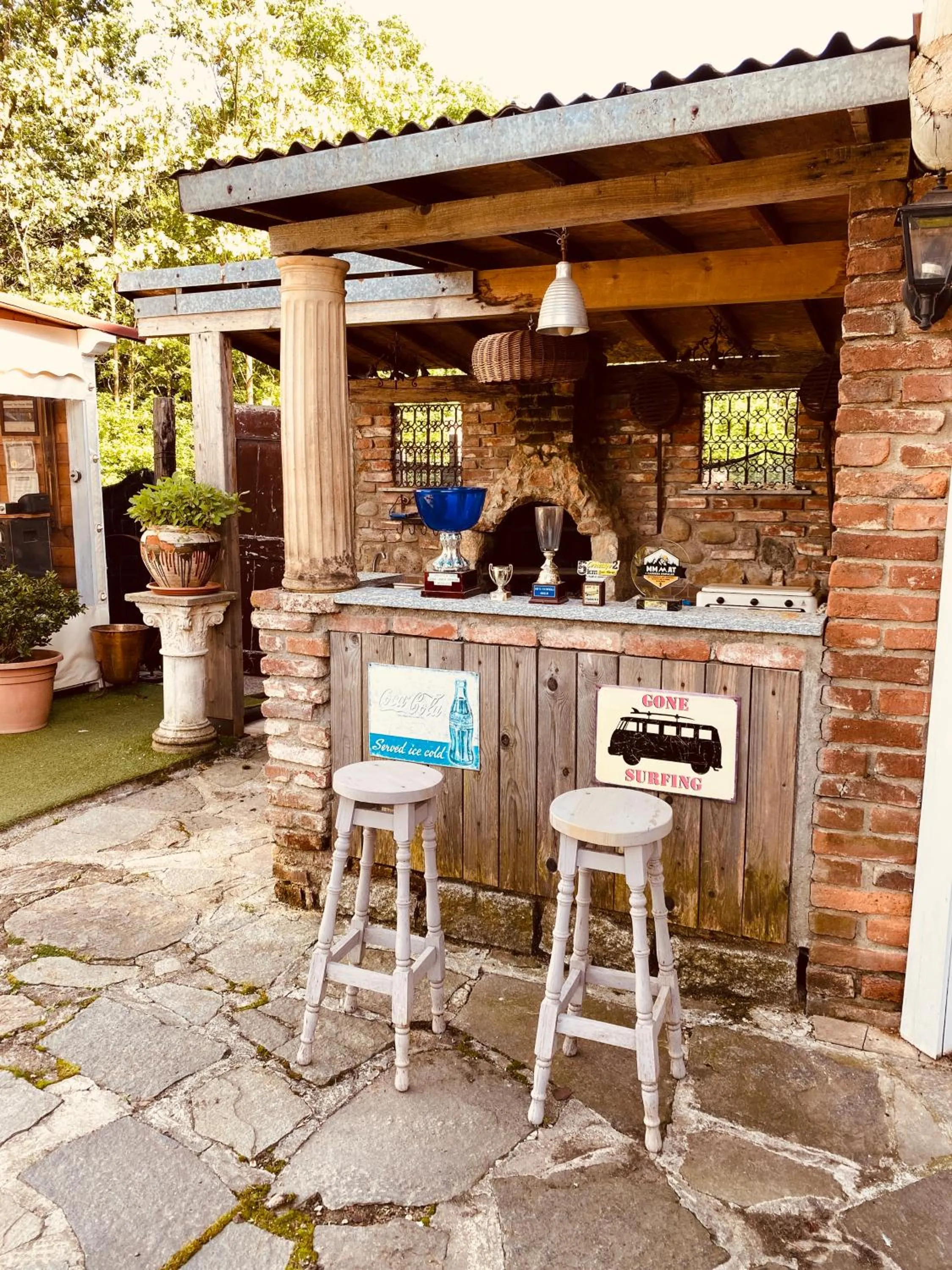 BBQ facilities in B&B Villa Botto