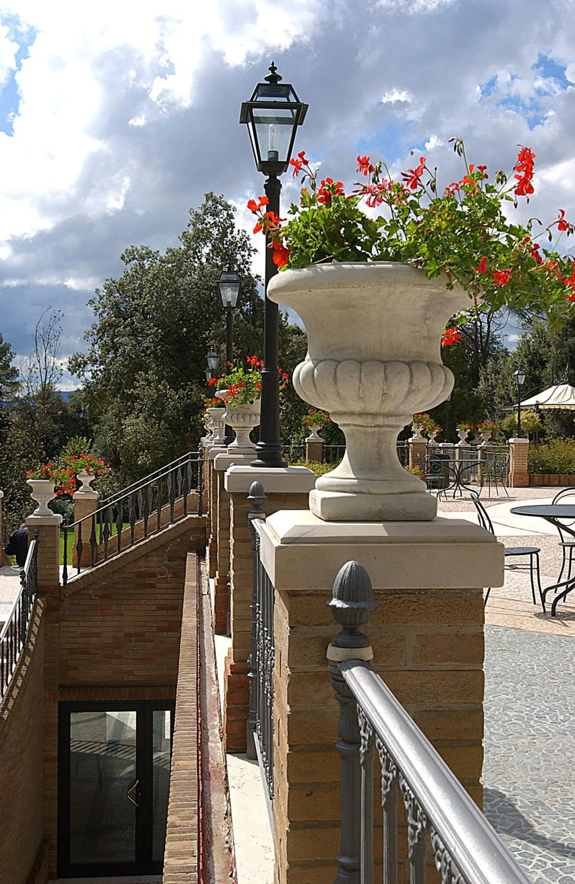 Decorative detail in Hotel Villa Verdefiore