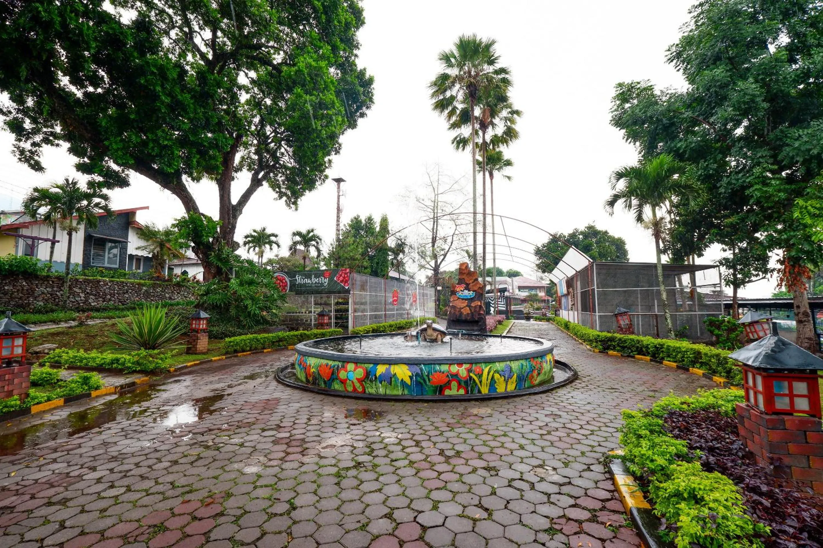 Garden in SUPER OYO Capital O 1808 New Bandungan Indah