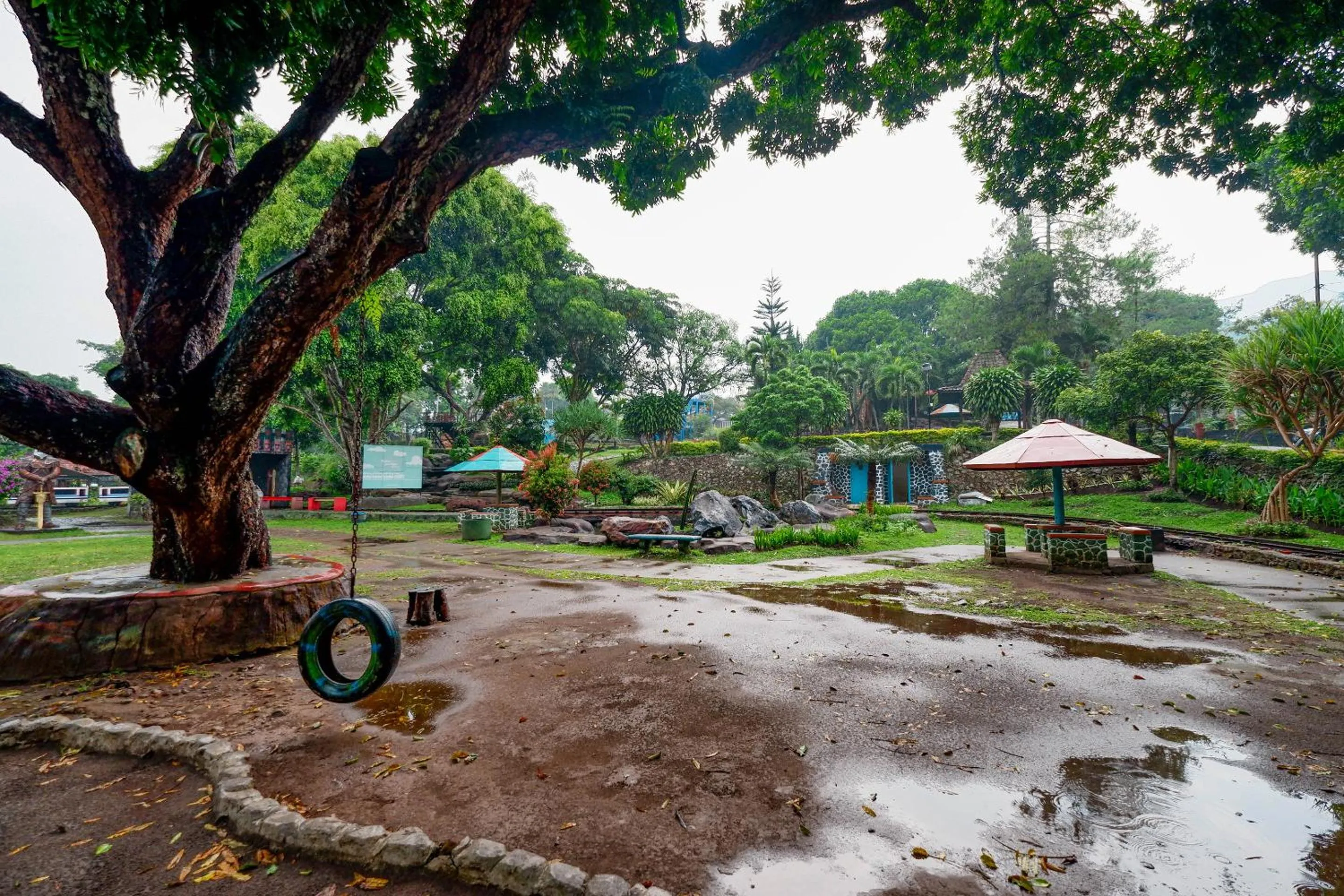 Garden in SUPER OYO Capital O 1808 New Bandungan Indah
