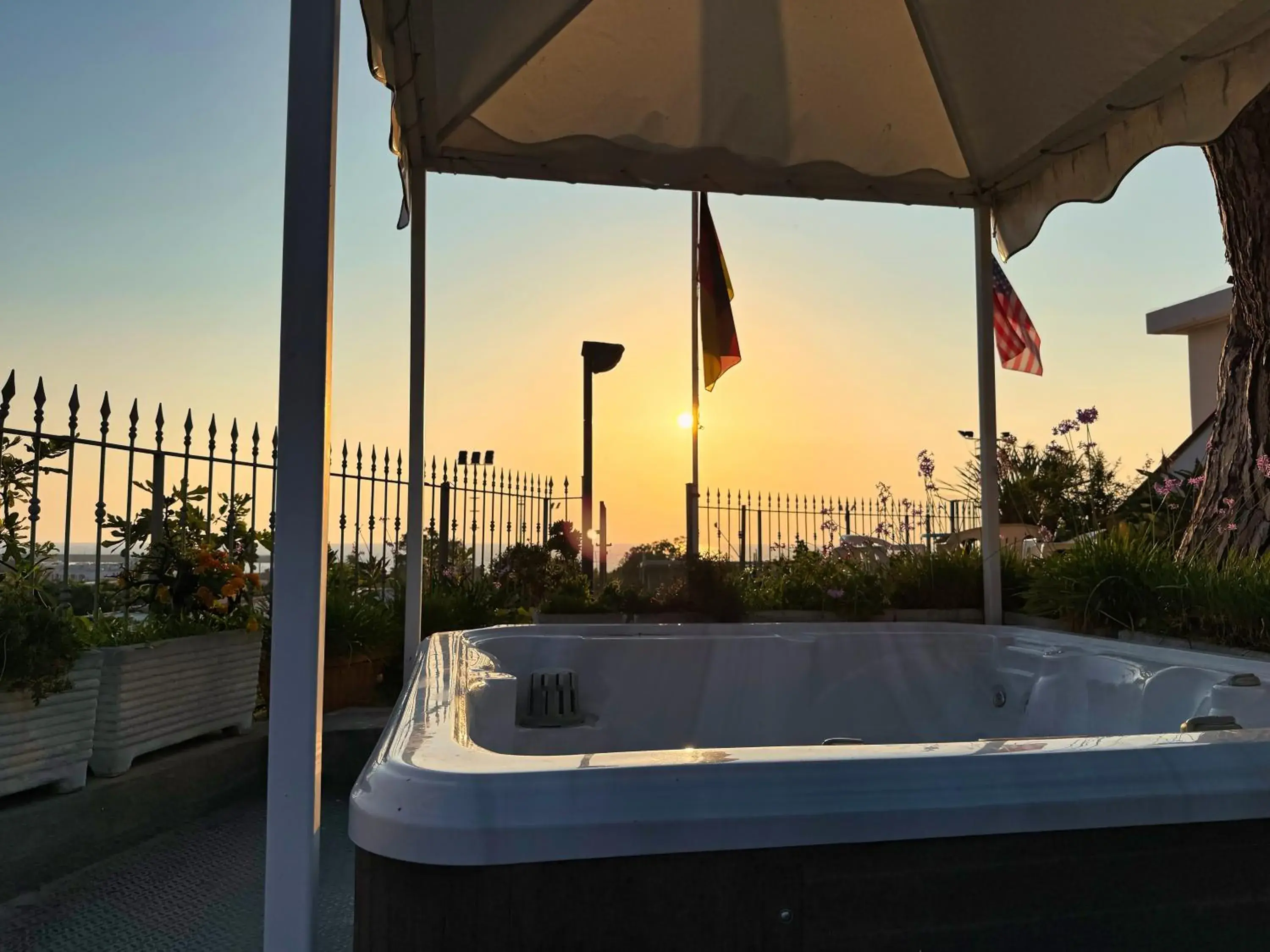 Bird's eye view in Pensione Villa Mena Bird's eye view in Pensione Villa Mena