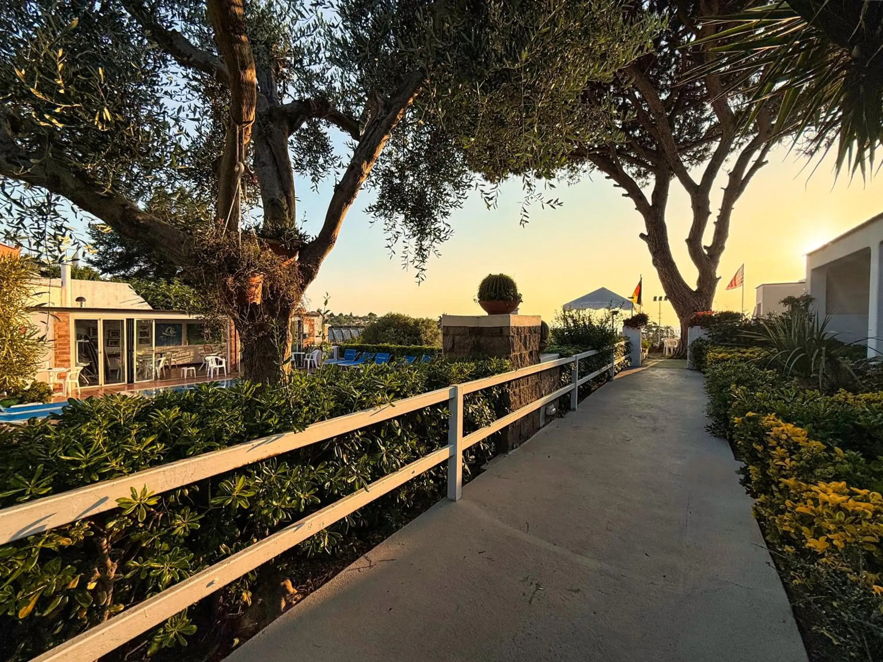 Bird's eye view in Pensione Villa Mena Bird's eye view in Pensione Villa Mena