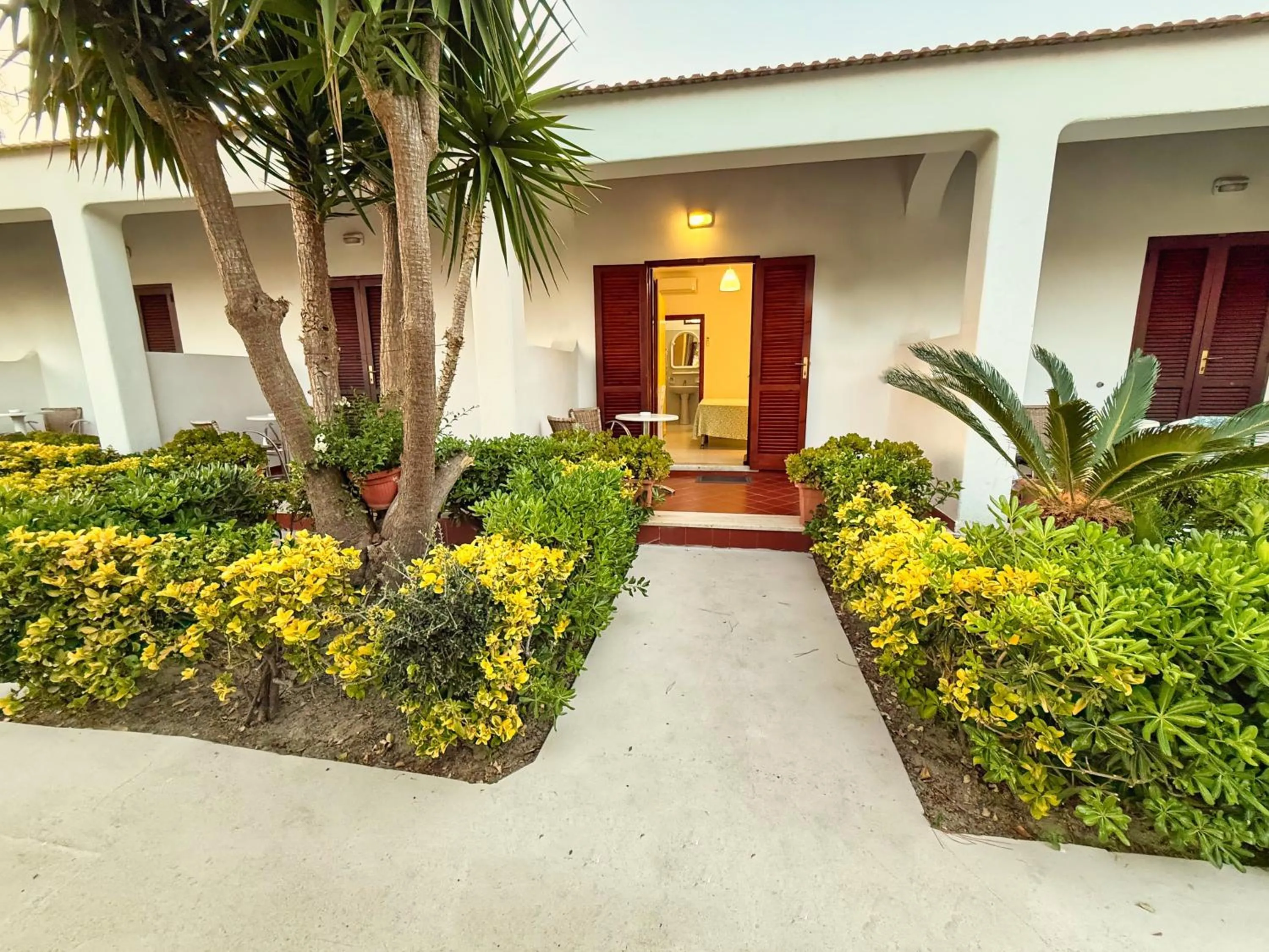 Patio in Pensione Villa Mena
