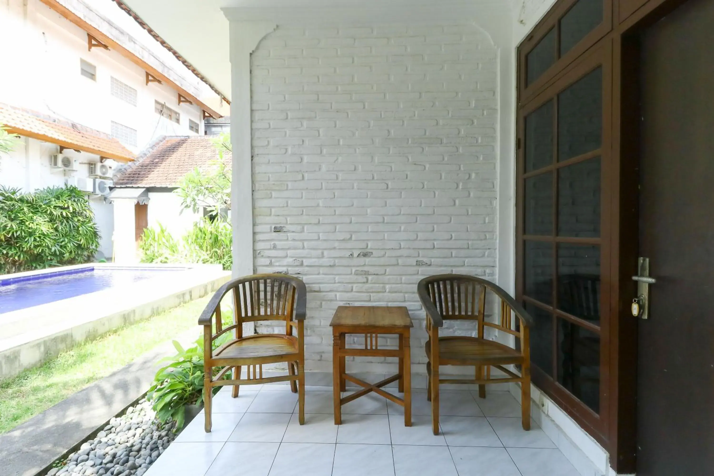 Facade/entrance in The Legian Mas Beach Inn Facade/entrance in The Legian Mas Beach Inn