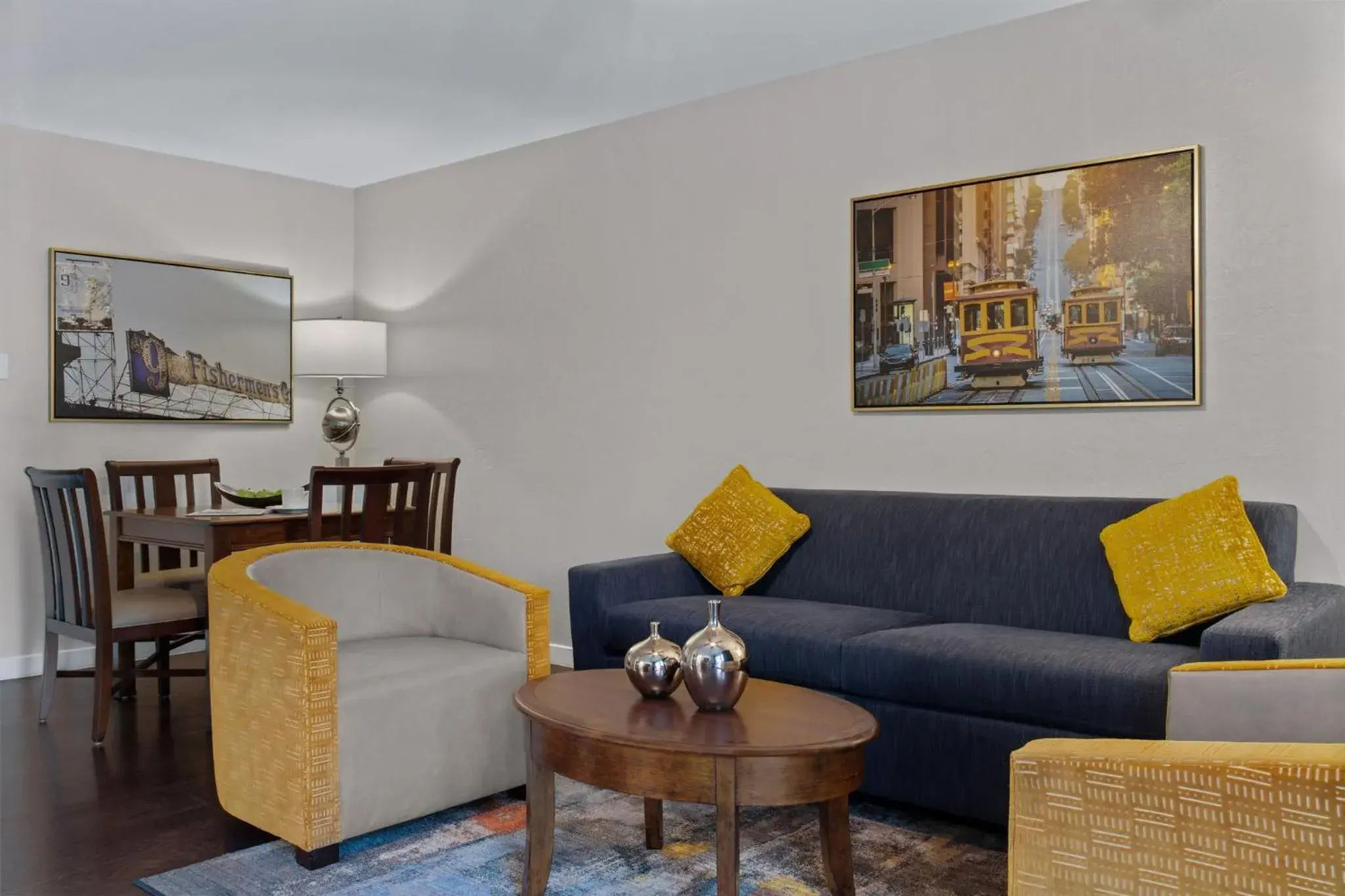 Living room in The Suites at Fisherman's Wharf Living room in The Suites at Fisherman's Wharf