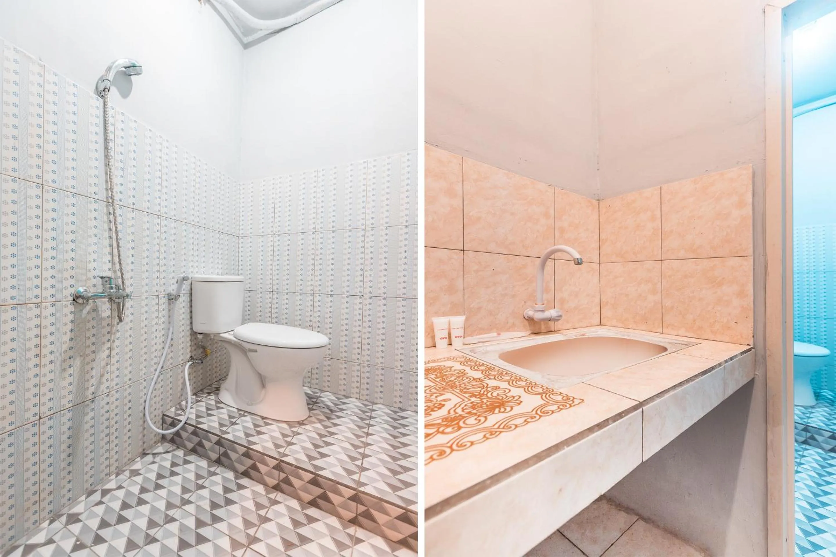 Bathroom in OYO Living 1756 Amira Guest House